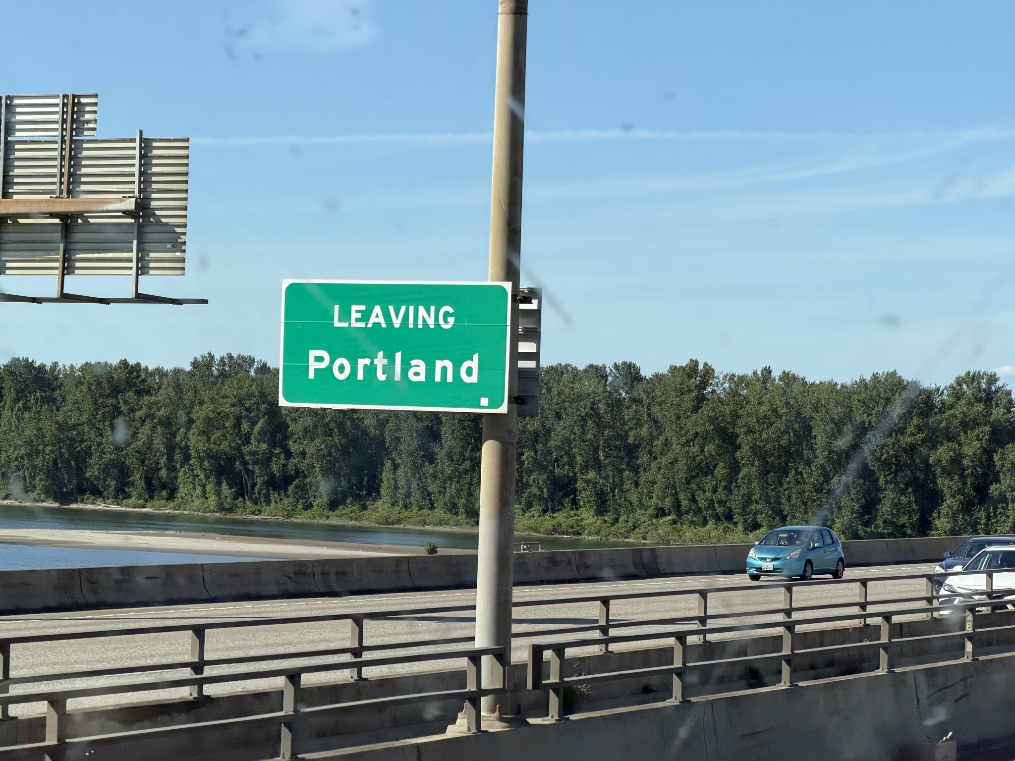 Leaving Portland