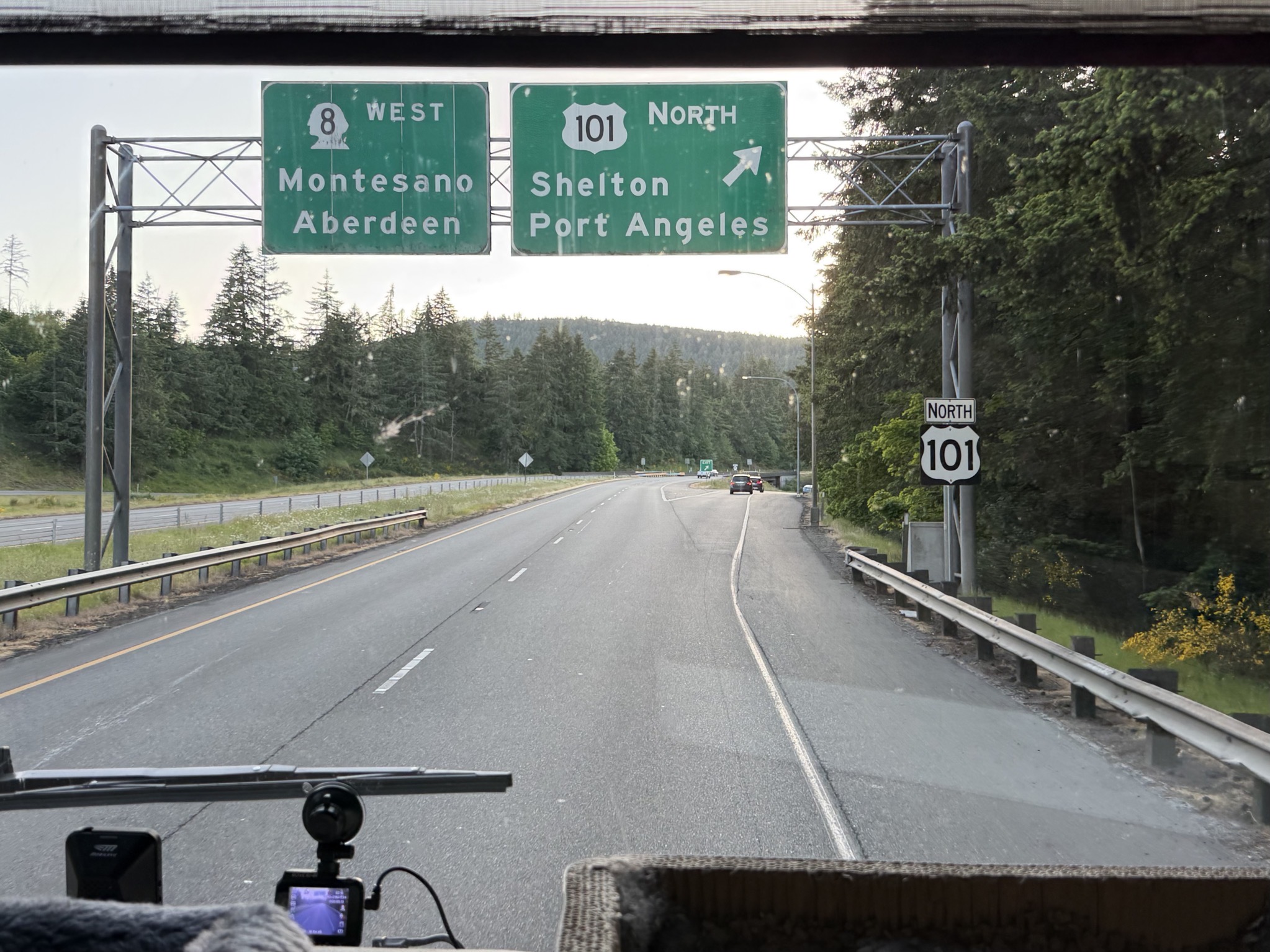 Exit towards Shelton