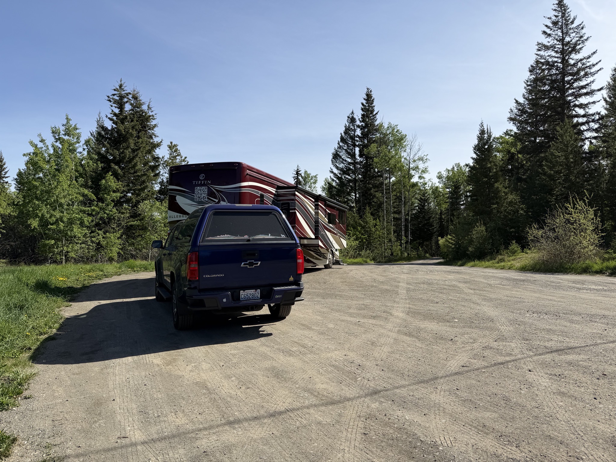 Our boondocking site
