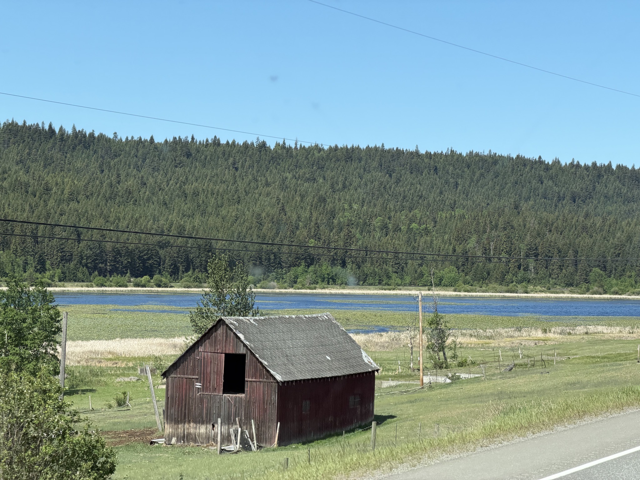 Barn and 130 Mile Lake