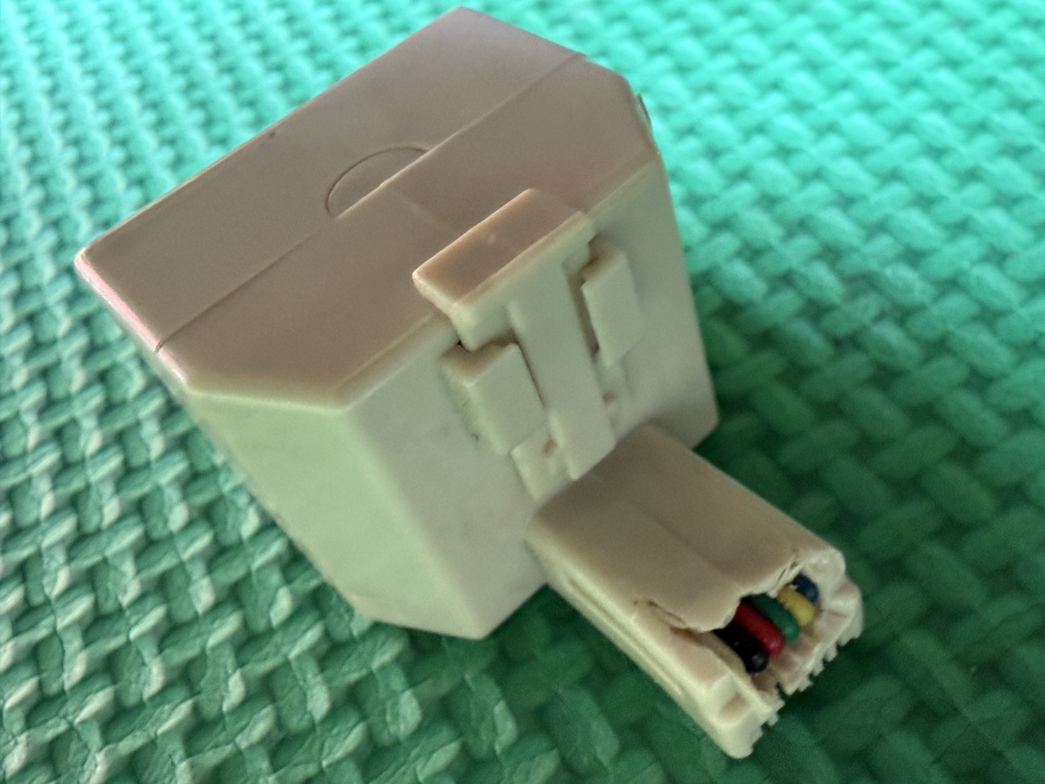 Old phone line splitter