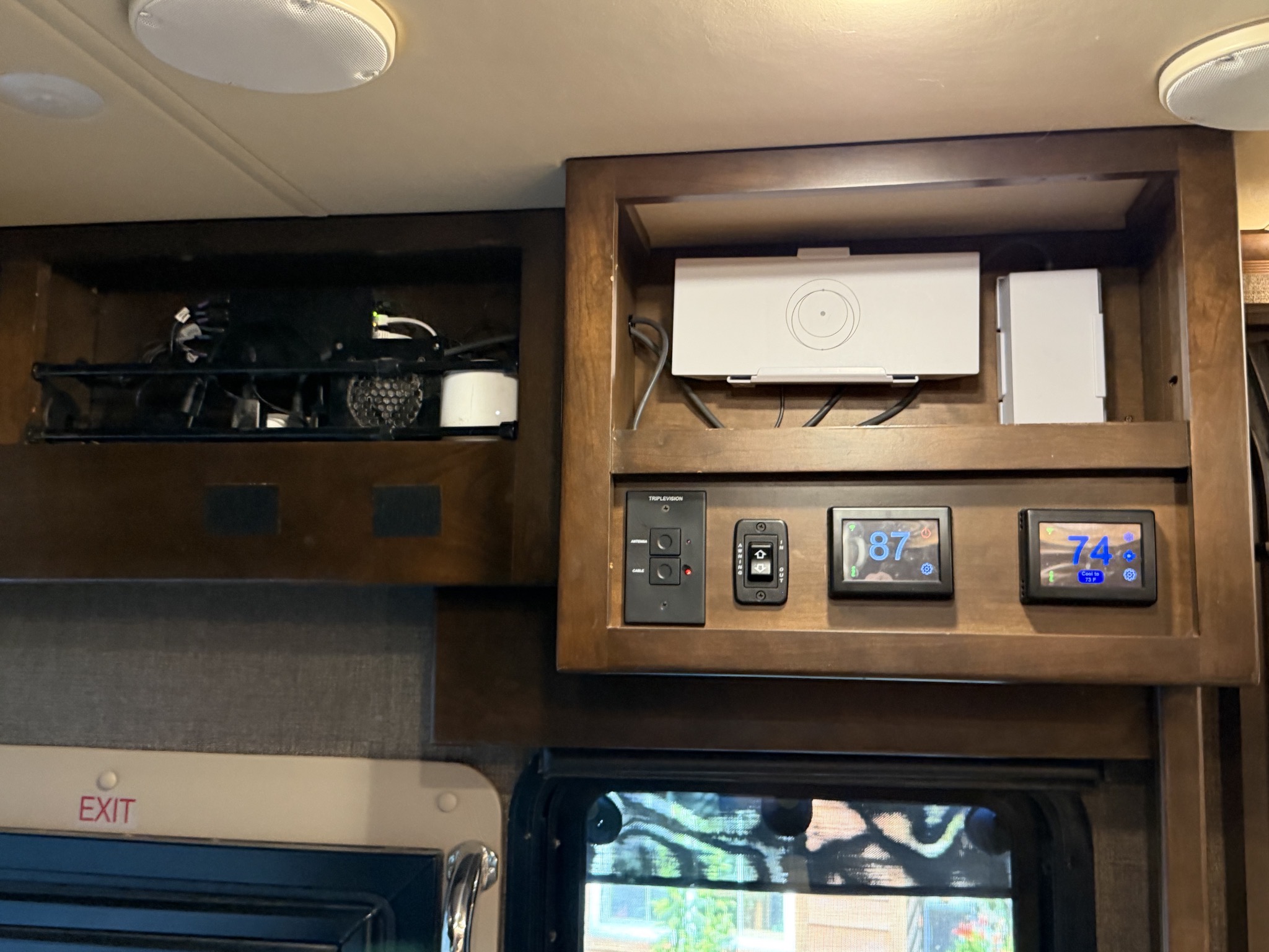 Cellular and Starlink internet cupboards