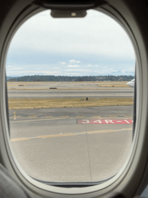 Plane on the runway