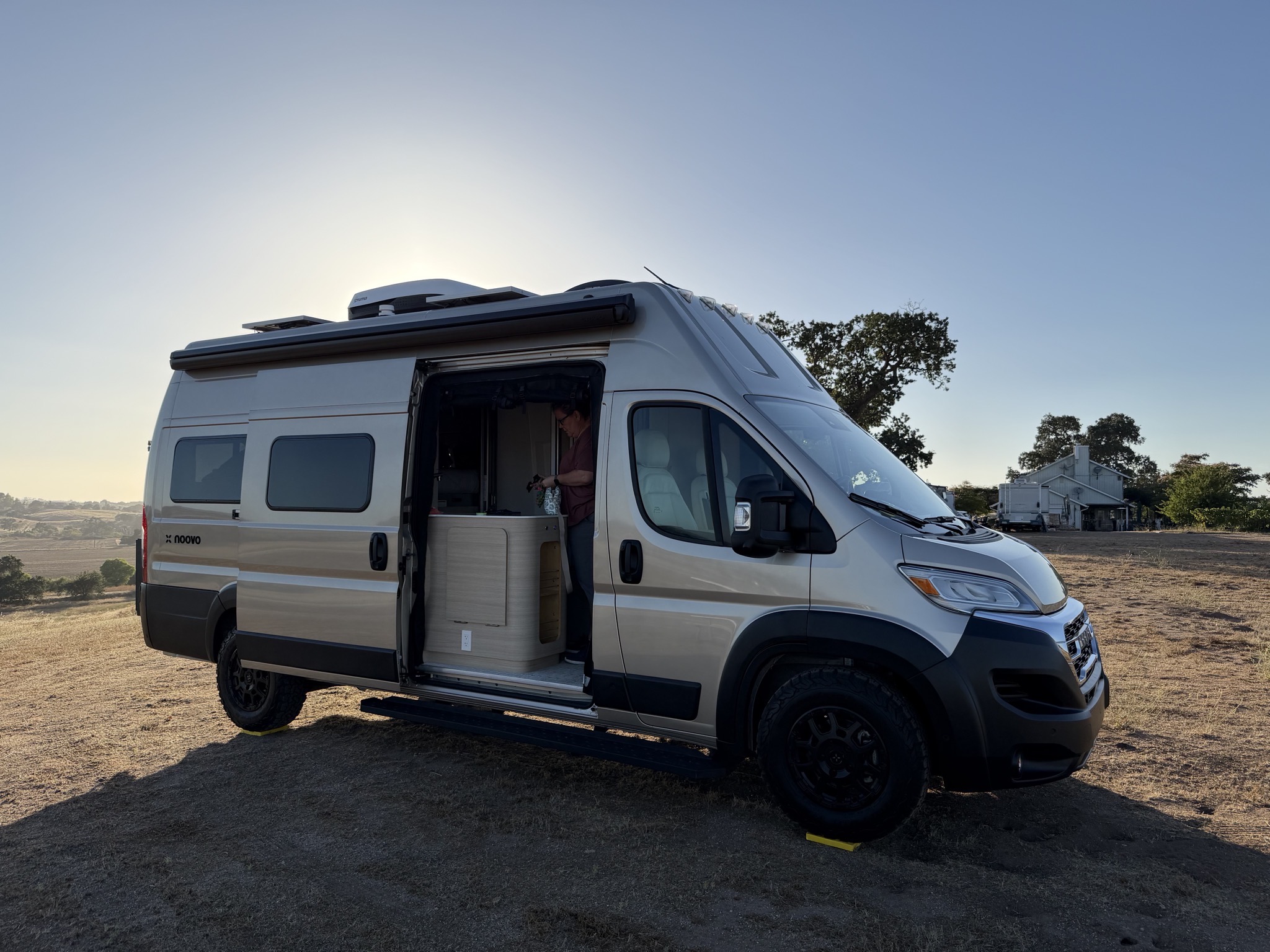 Parked at Stanger Vineyards