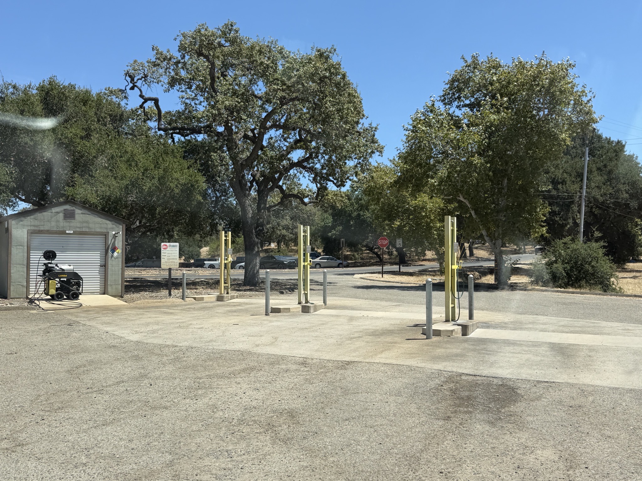 Dump station at Cachuma Lake Recreation Area
