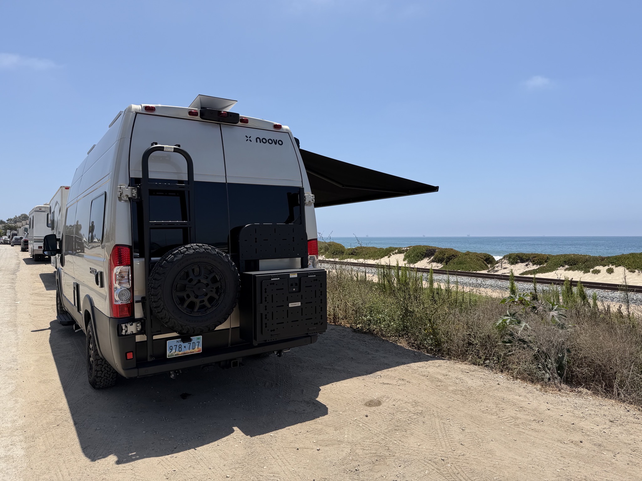 Stopped at Santa Claus Beach for lunch