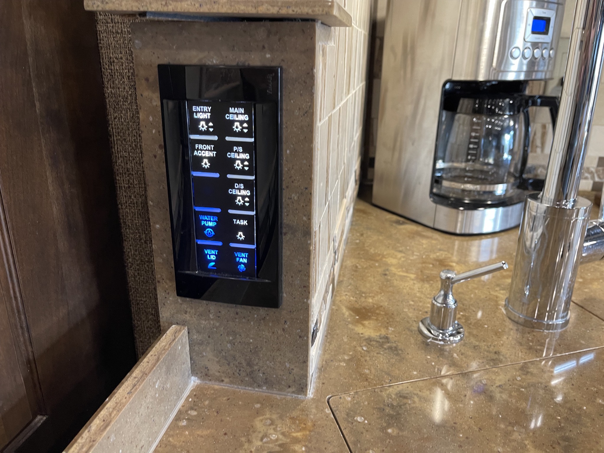 Kitchen control panel