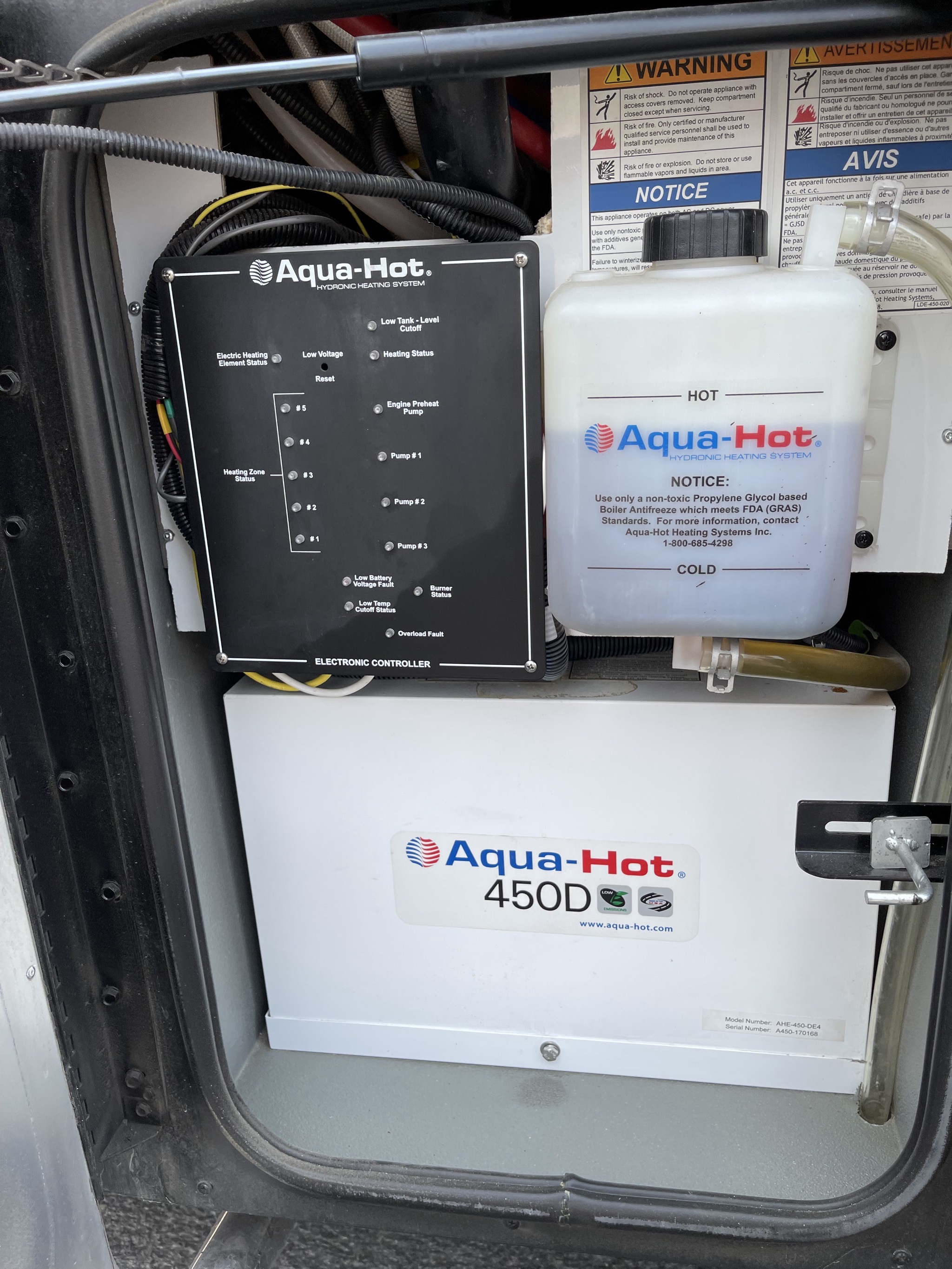 Aqua-Hot compartment