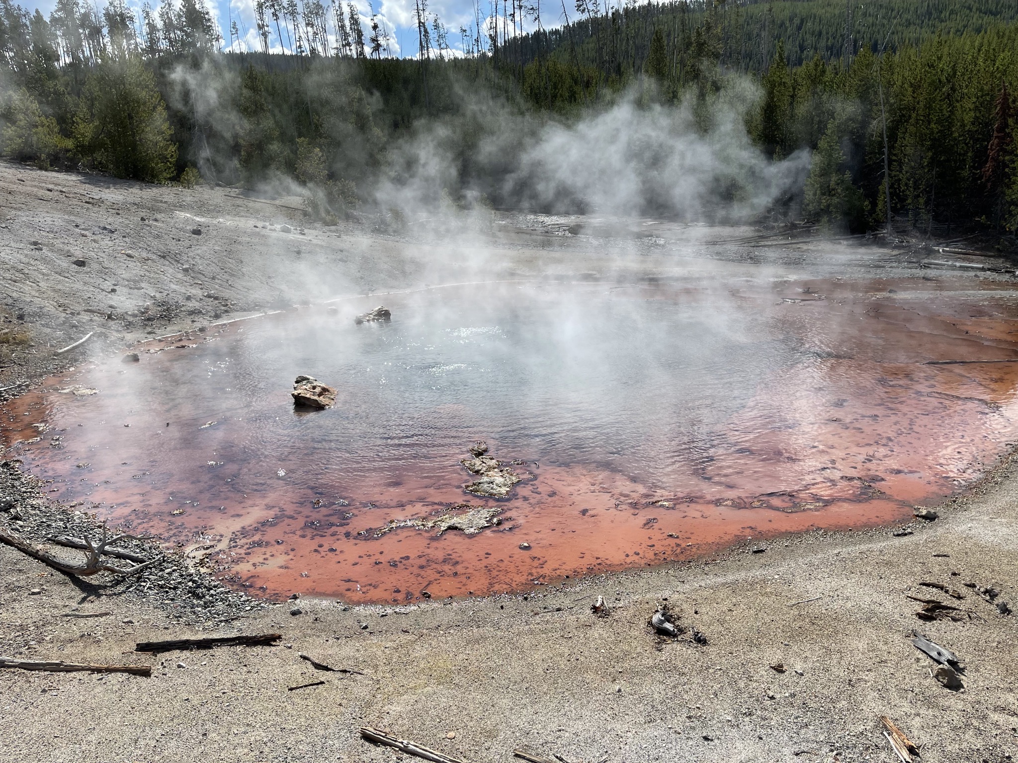 Red themal pool