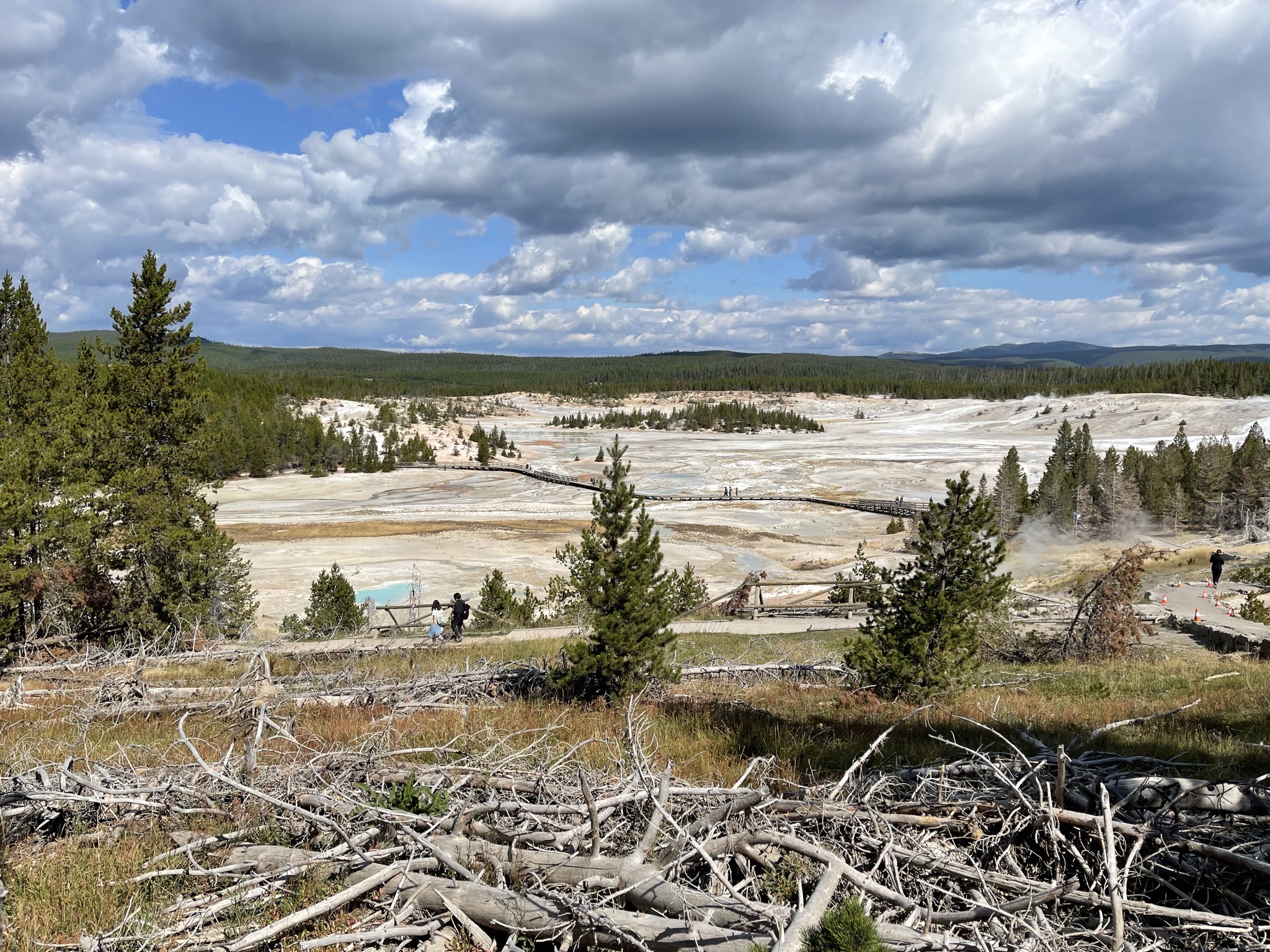 Geyser basin