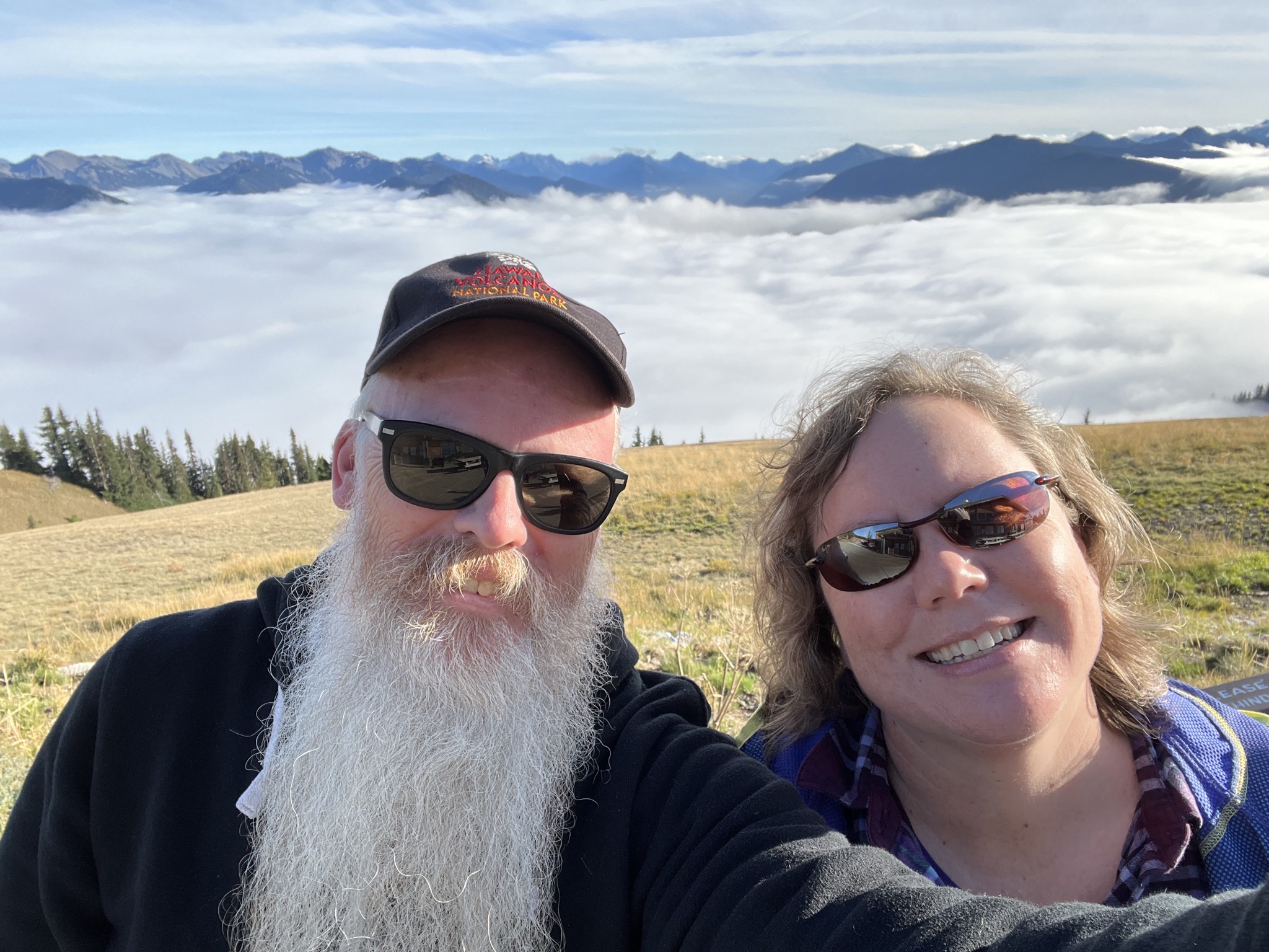 David and Jenn at Hurricane Ridge