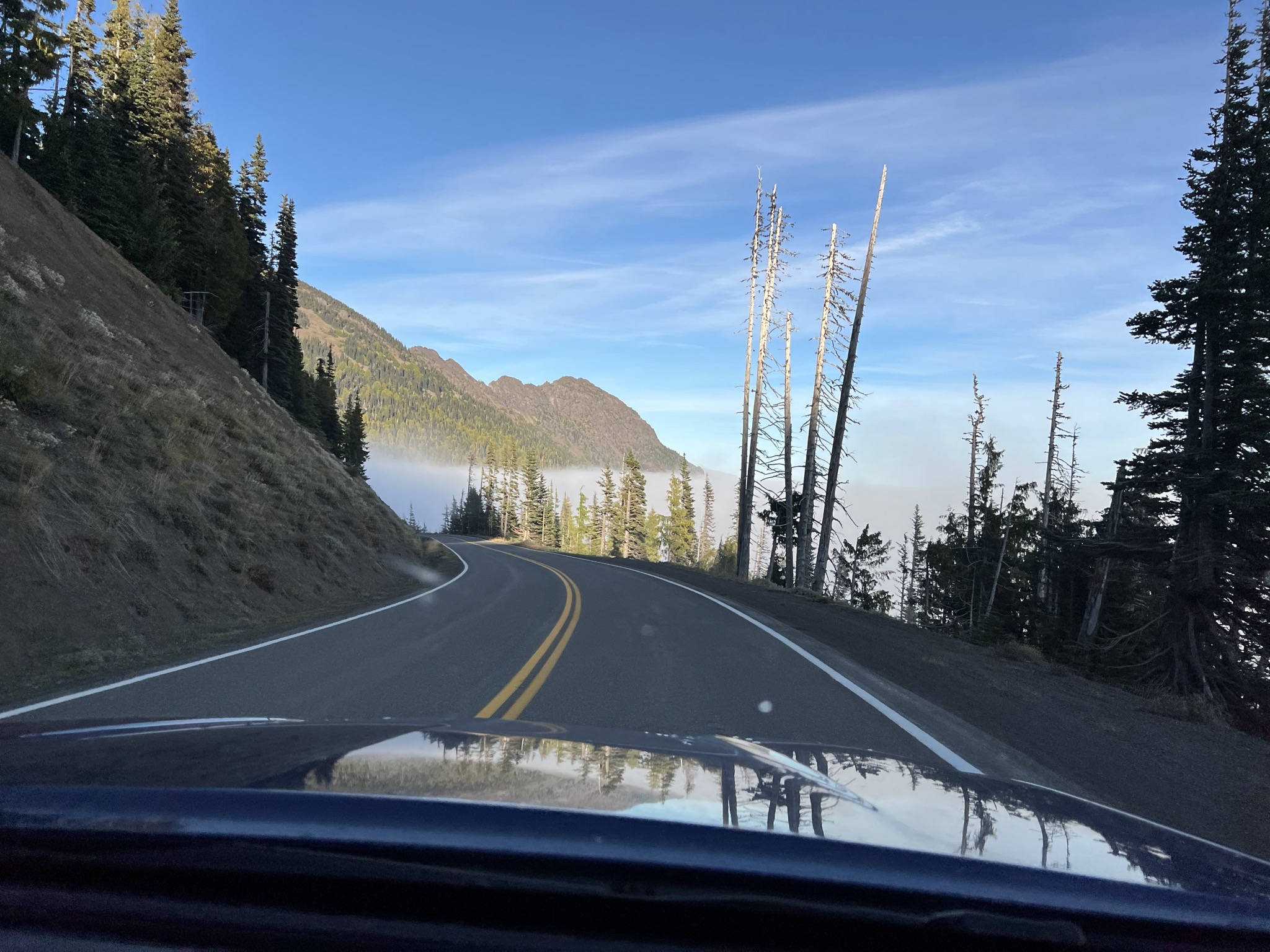 Heading downhill