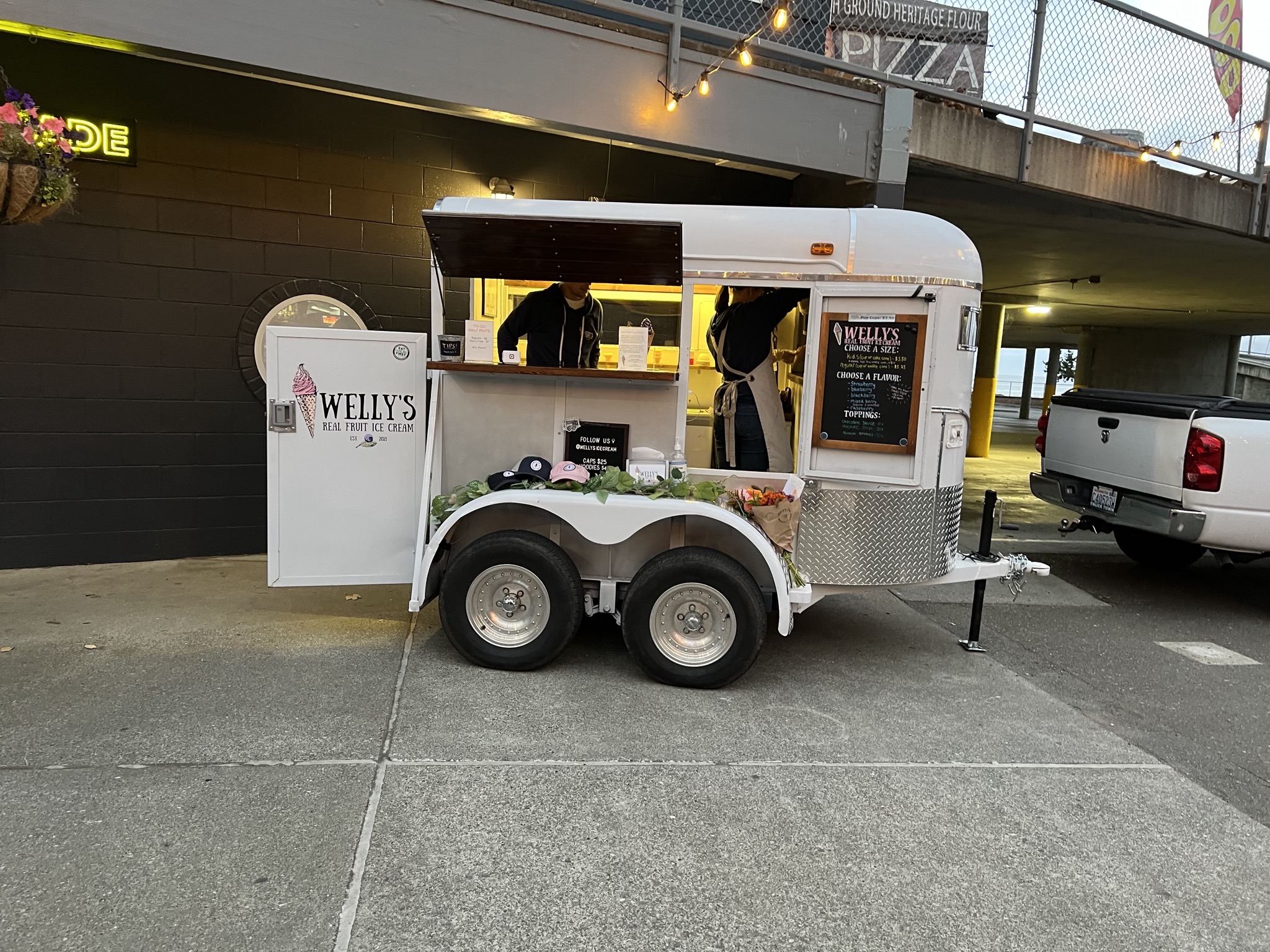 Ice cream trailer