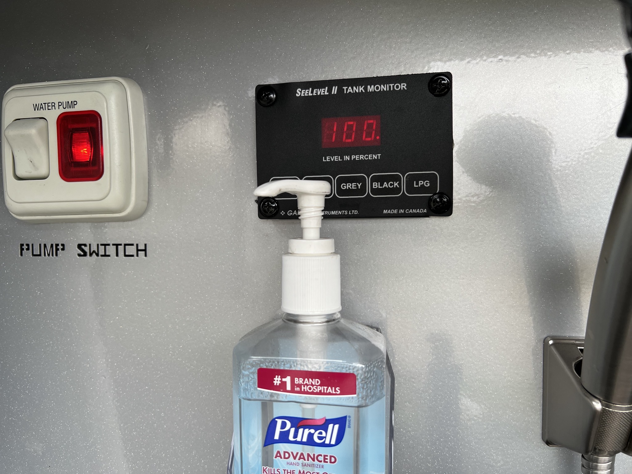 Tank level monitor at 100%
