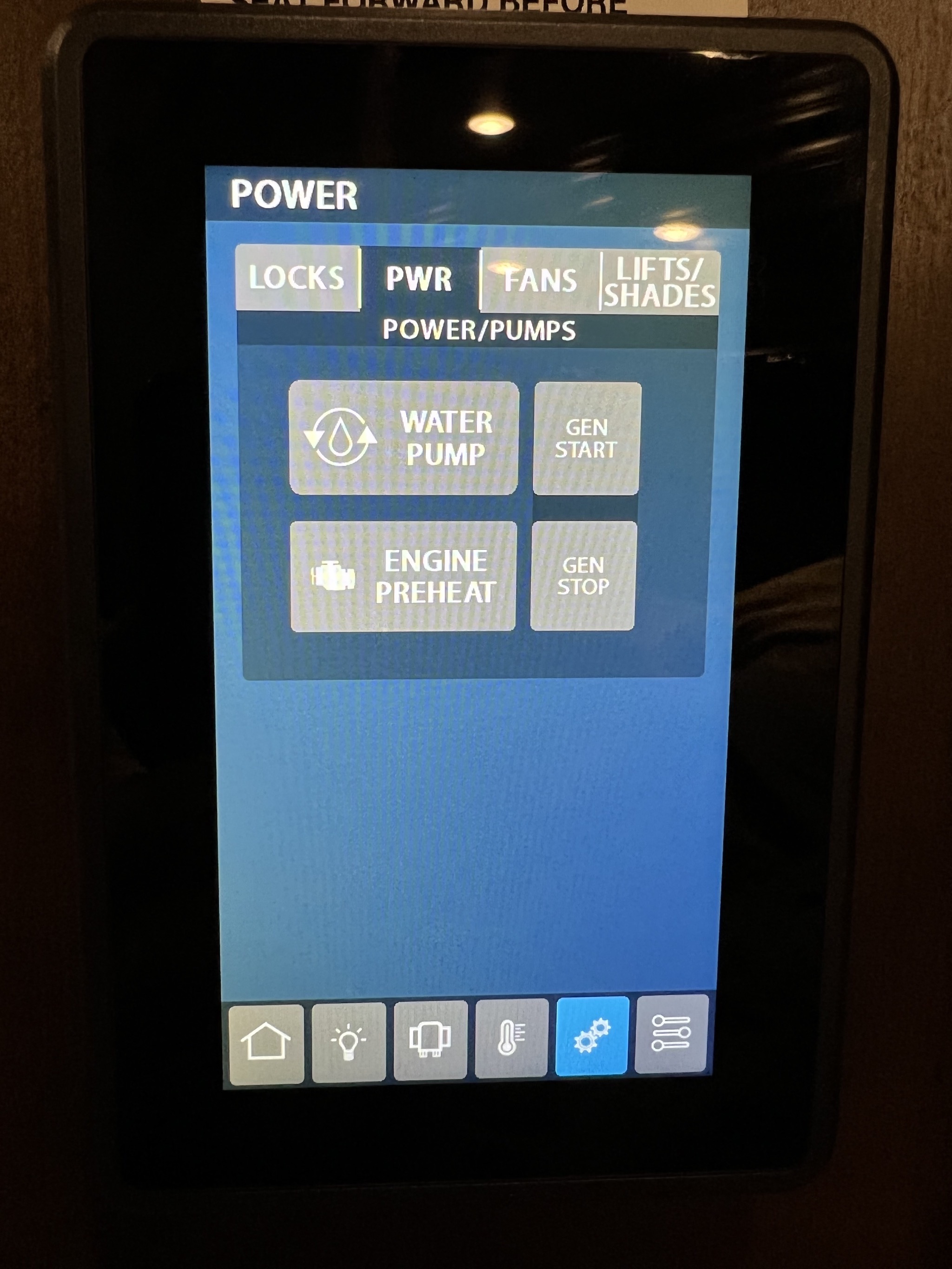 Power screen