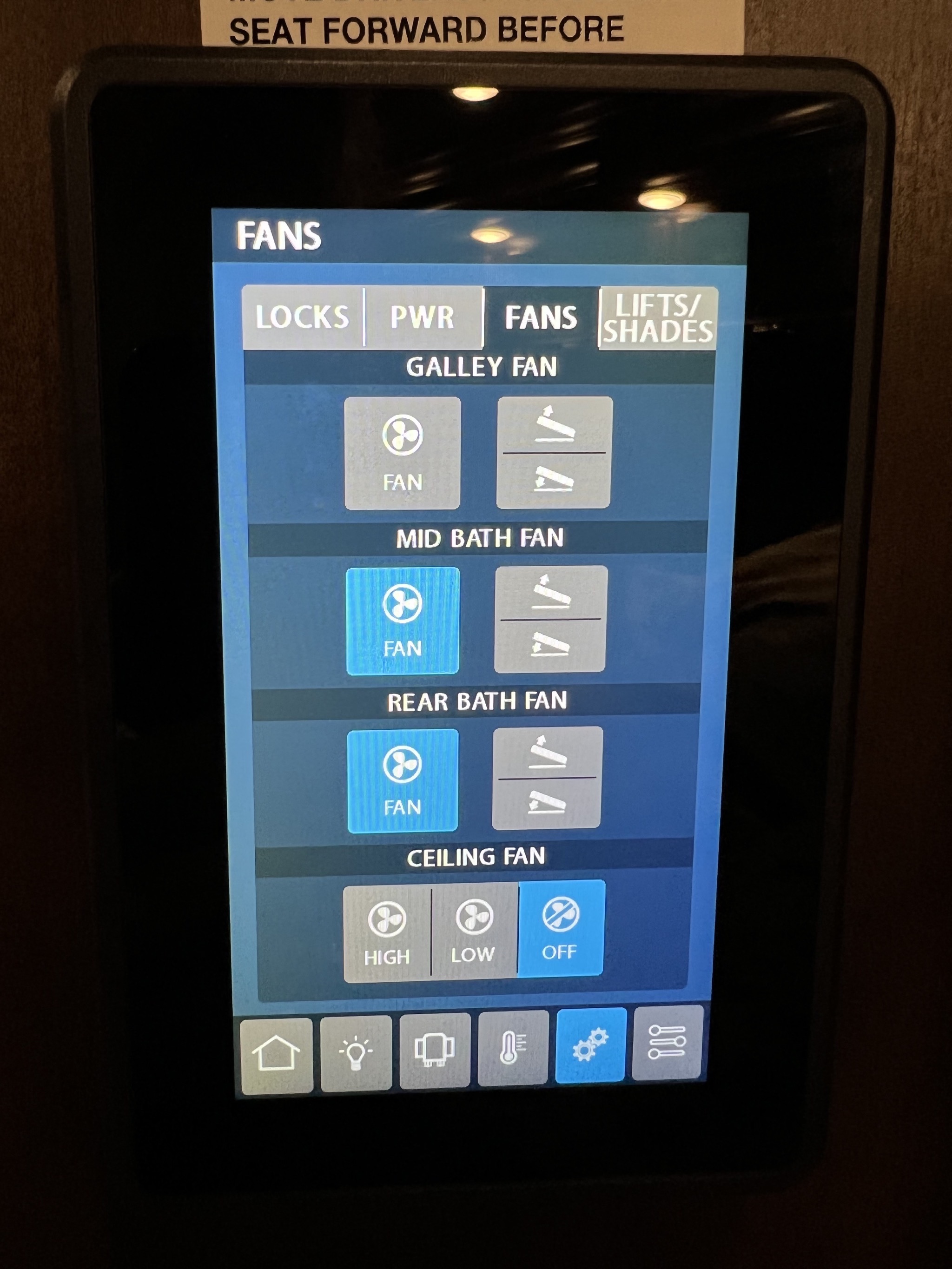Fans screen