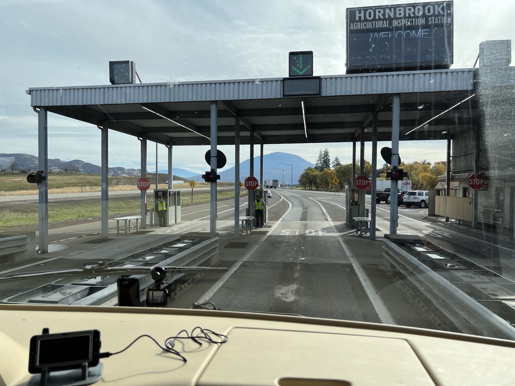 Agricultural inspection station