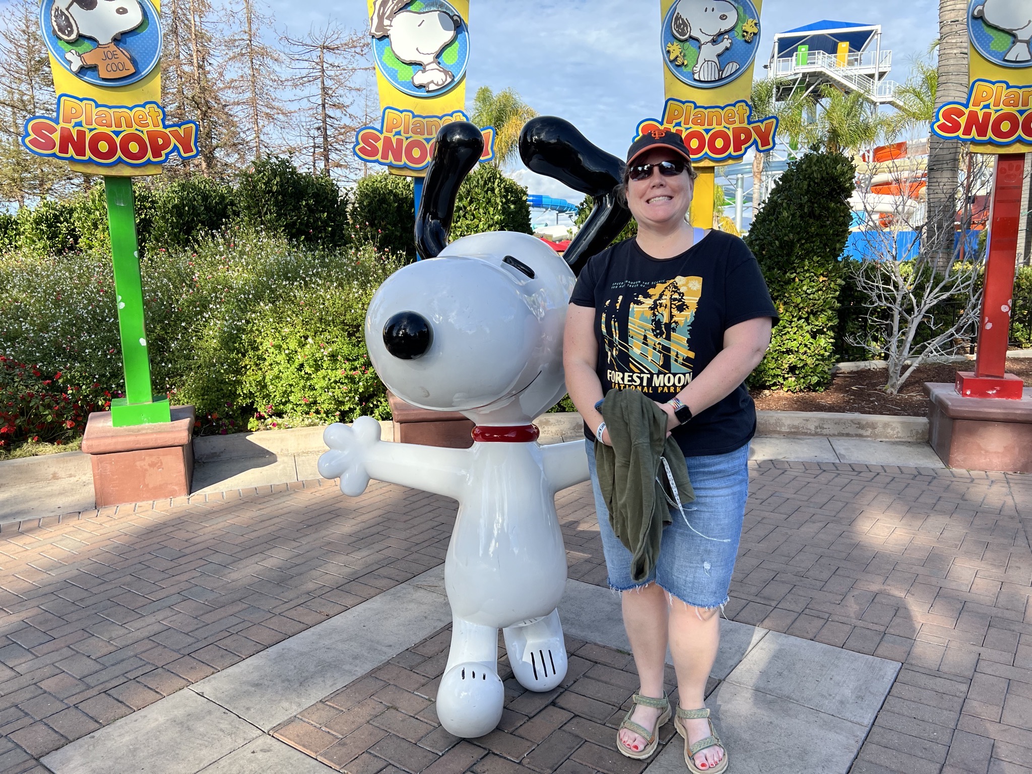 Jenn with Snoopy