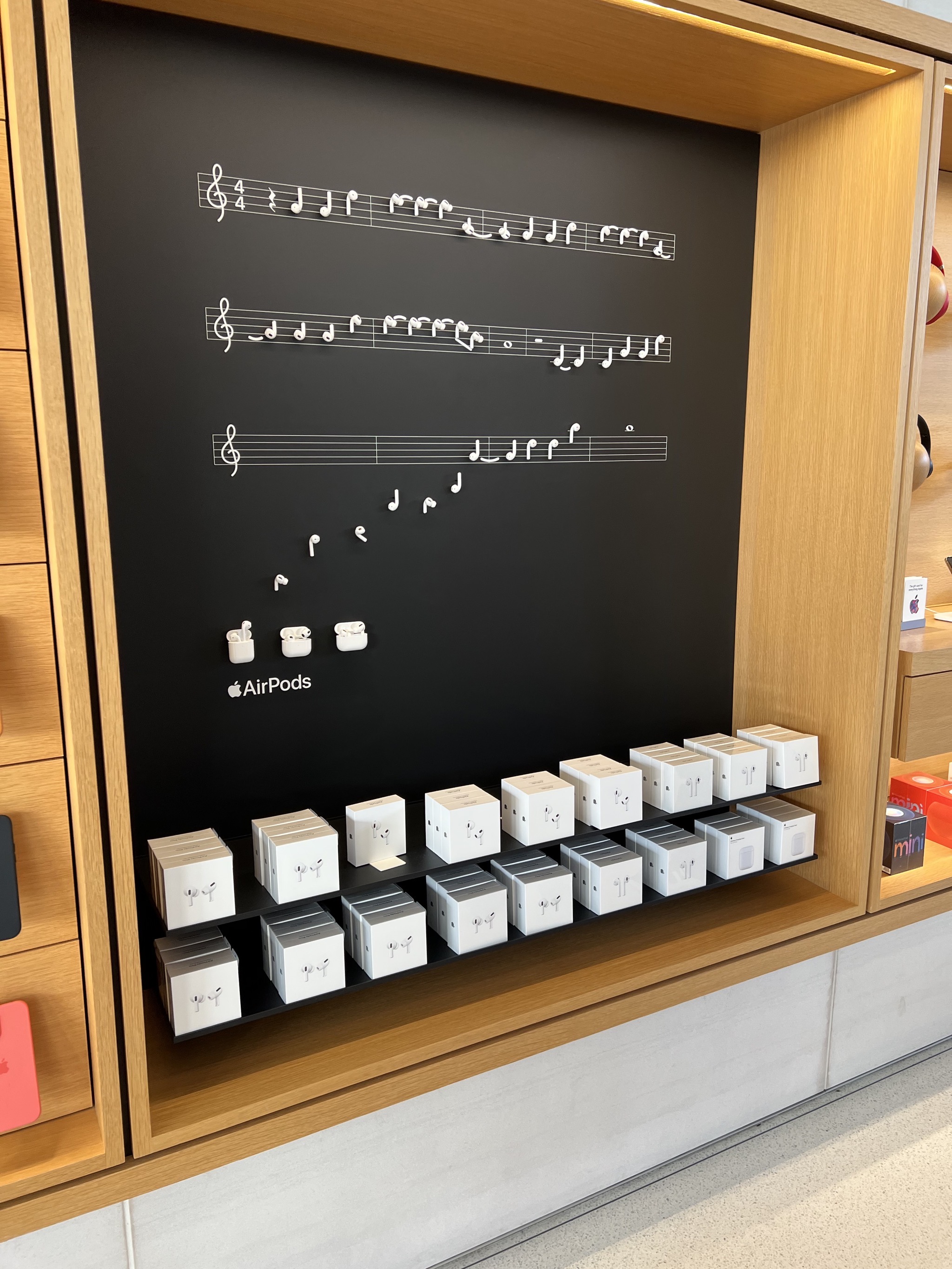 Cute AirPods display