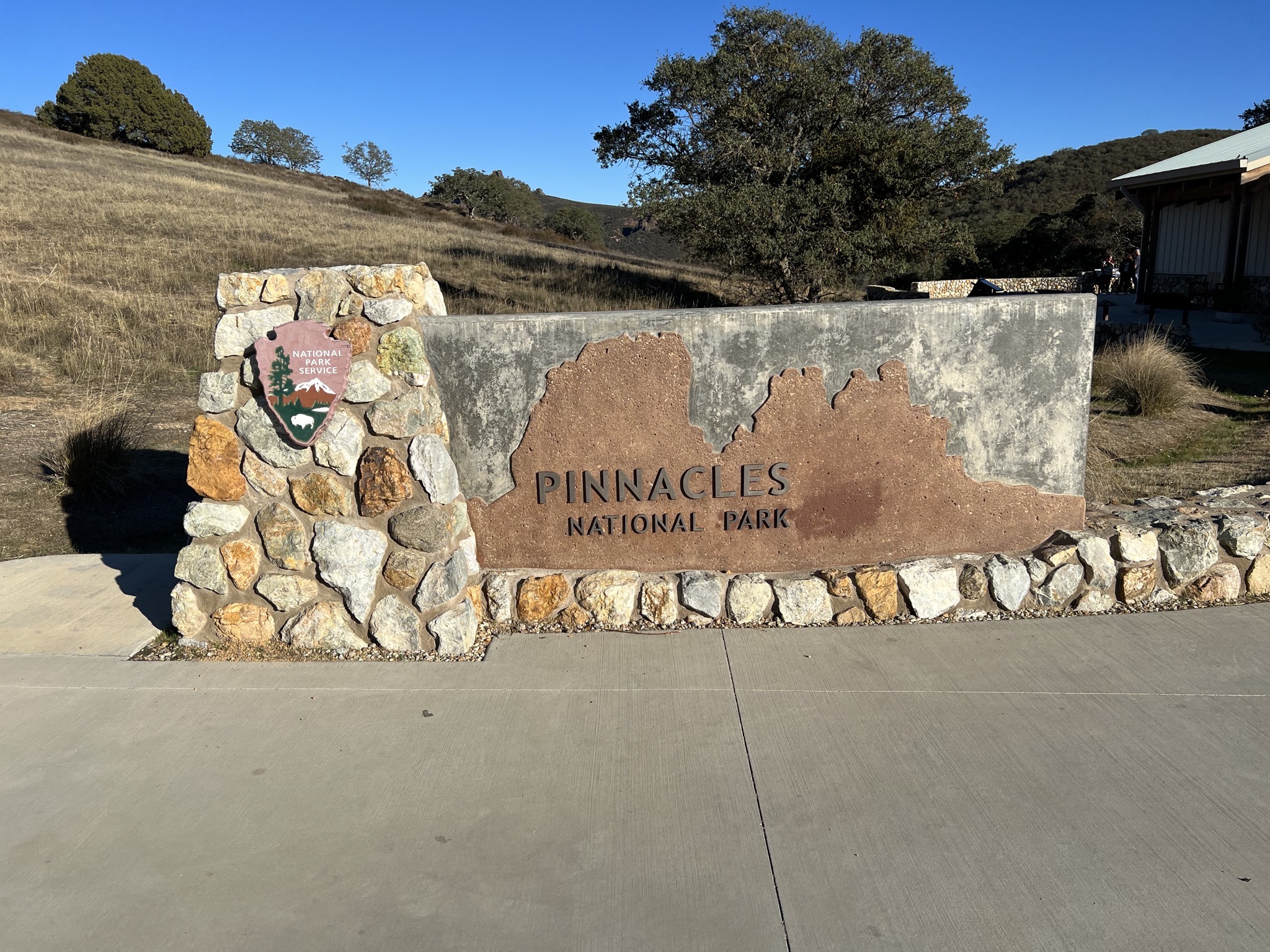 Pinnacles National Park sign