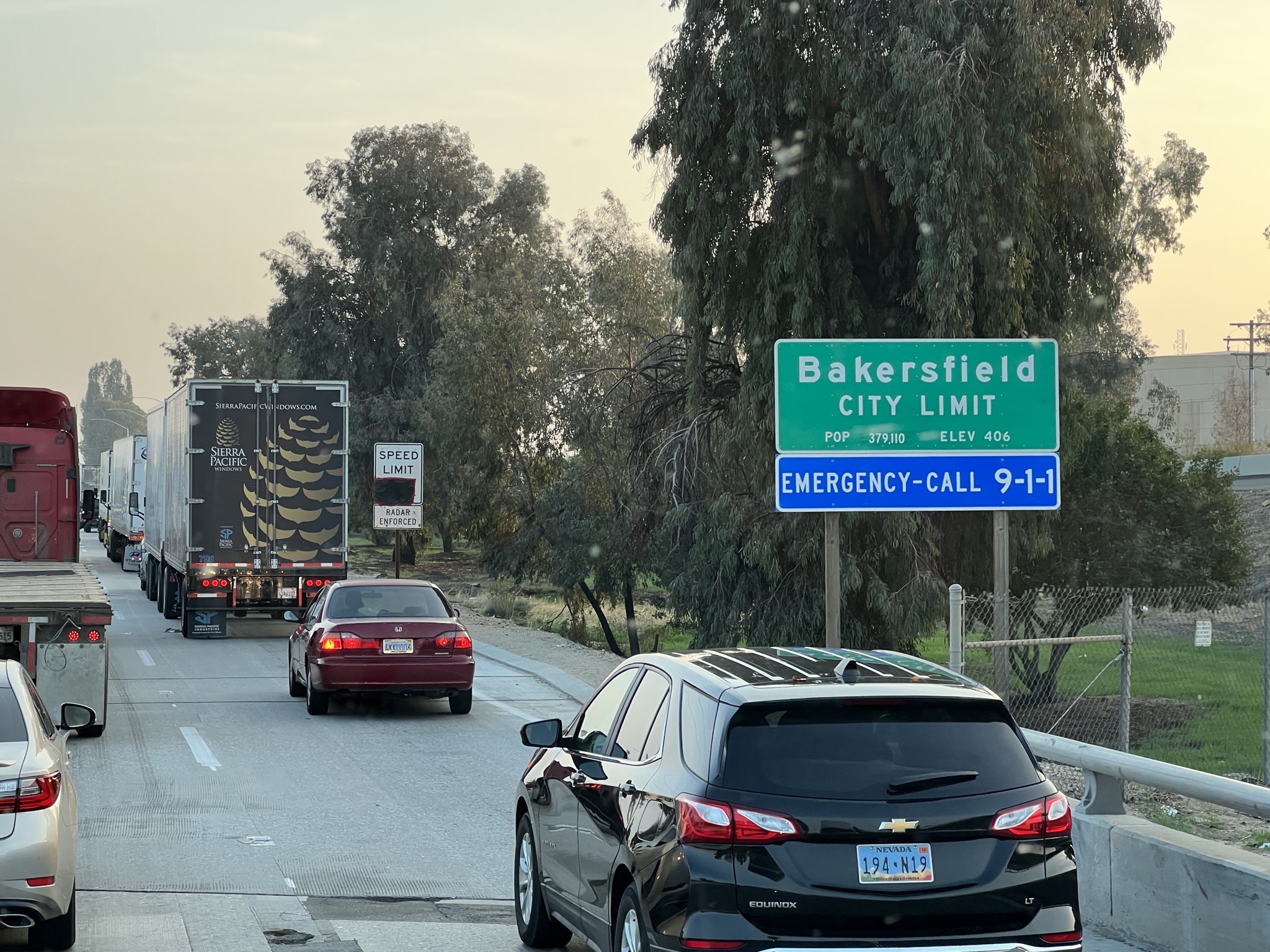 Bakersfield city limit