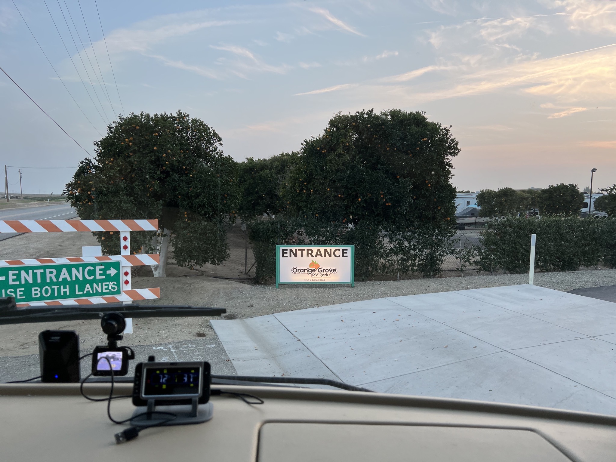 Campground entrance