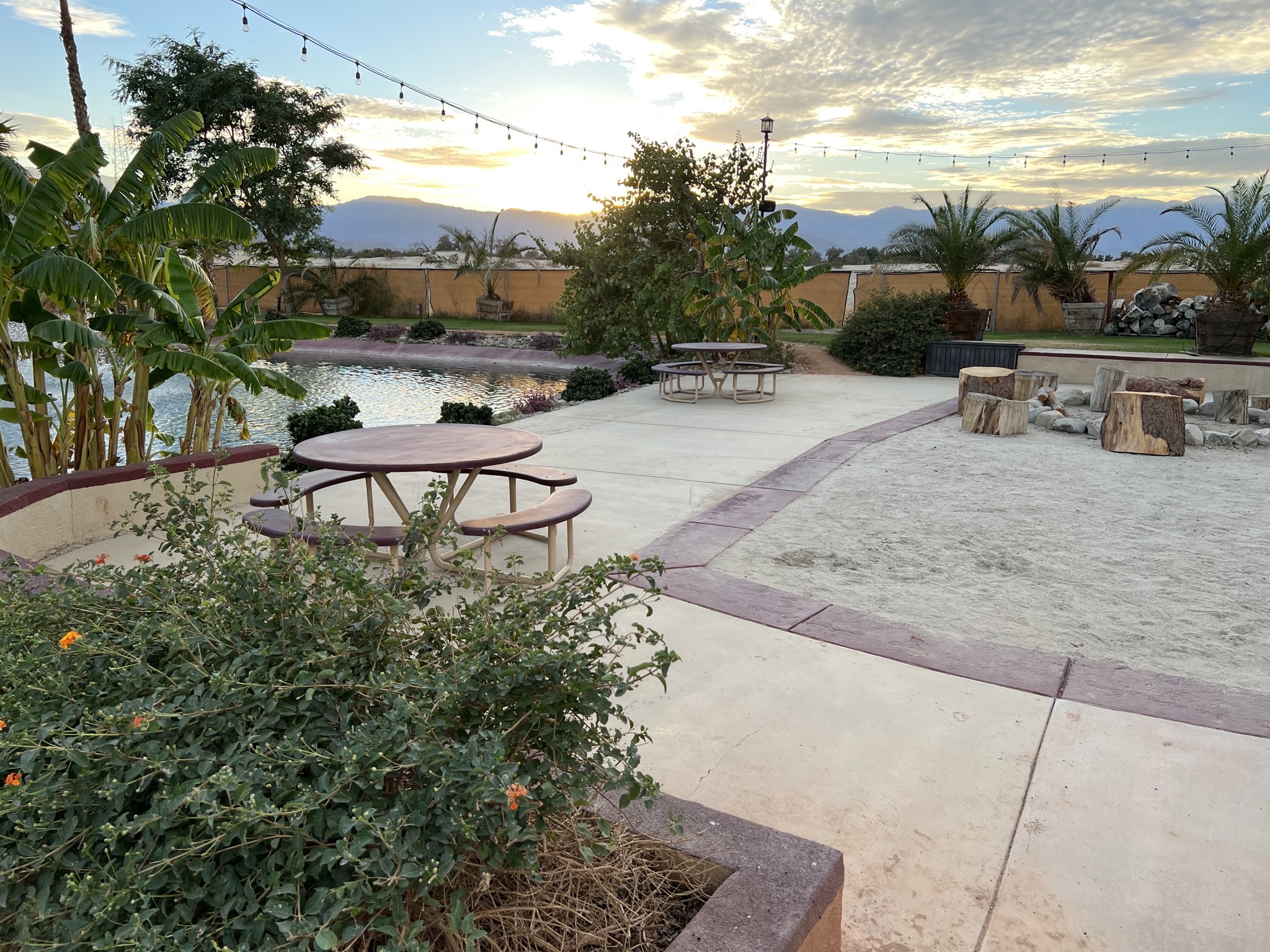 Seating areas