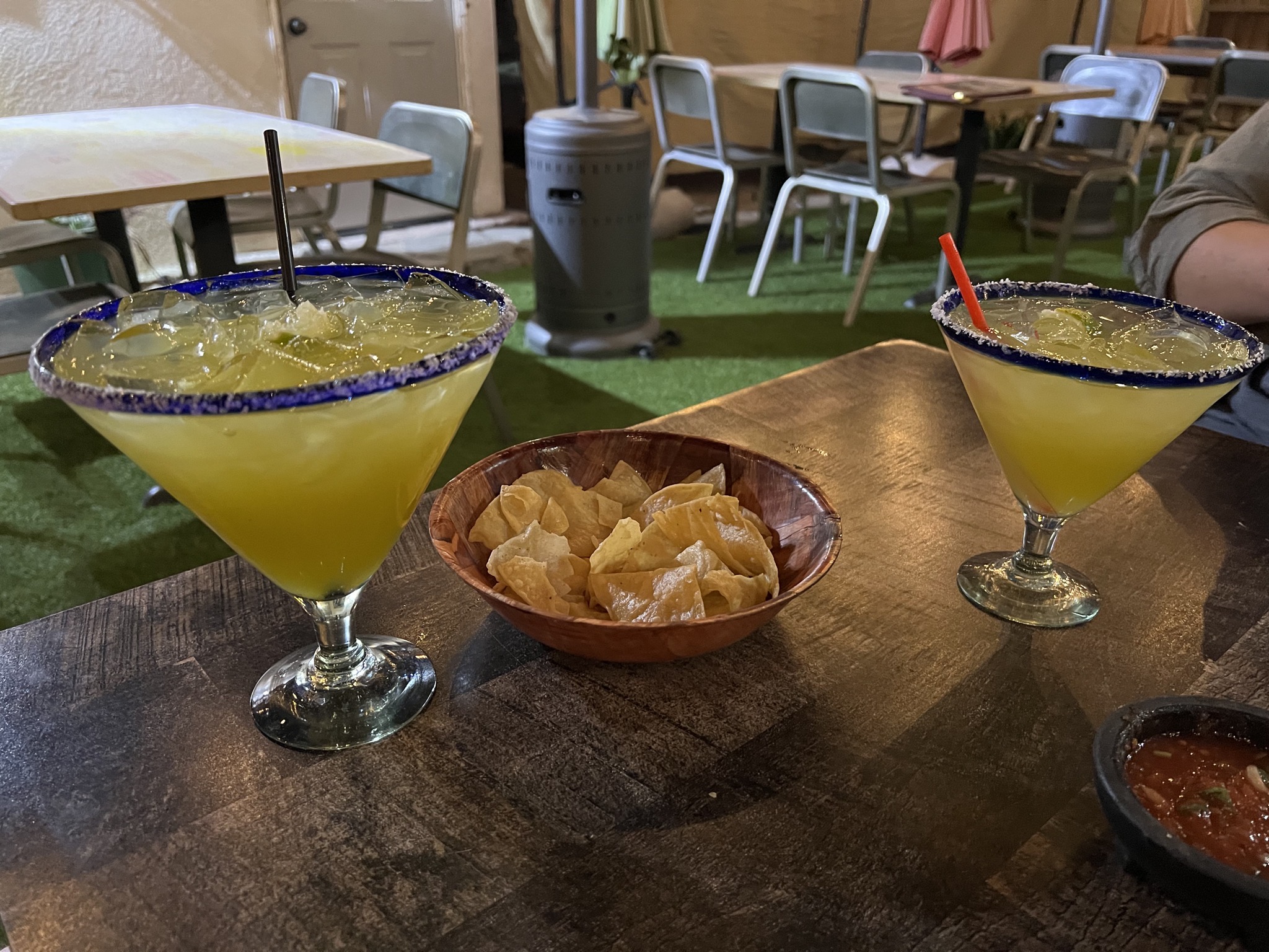Margaritas and chips