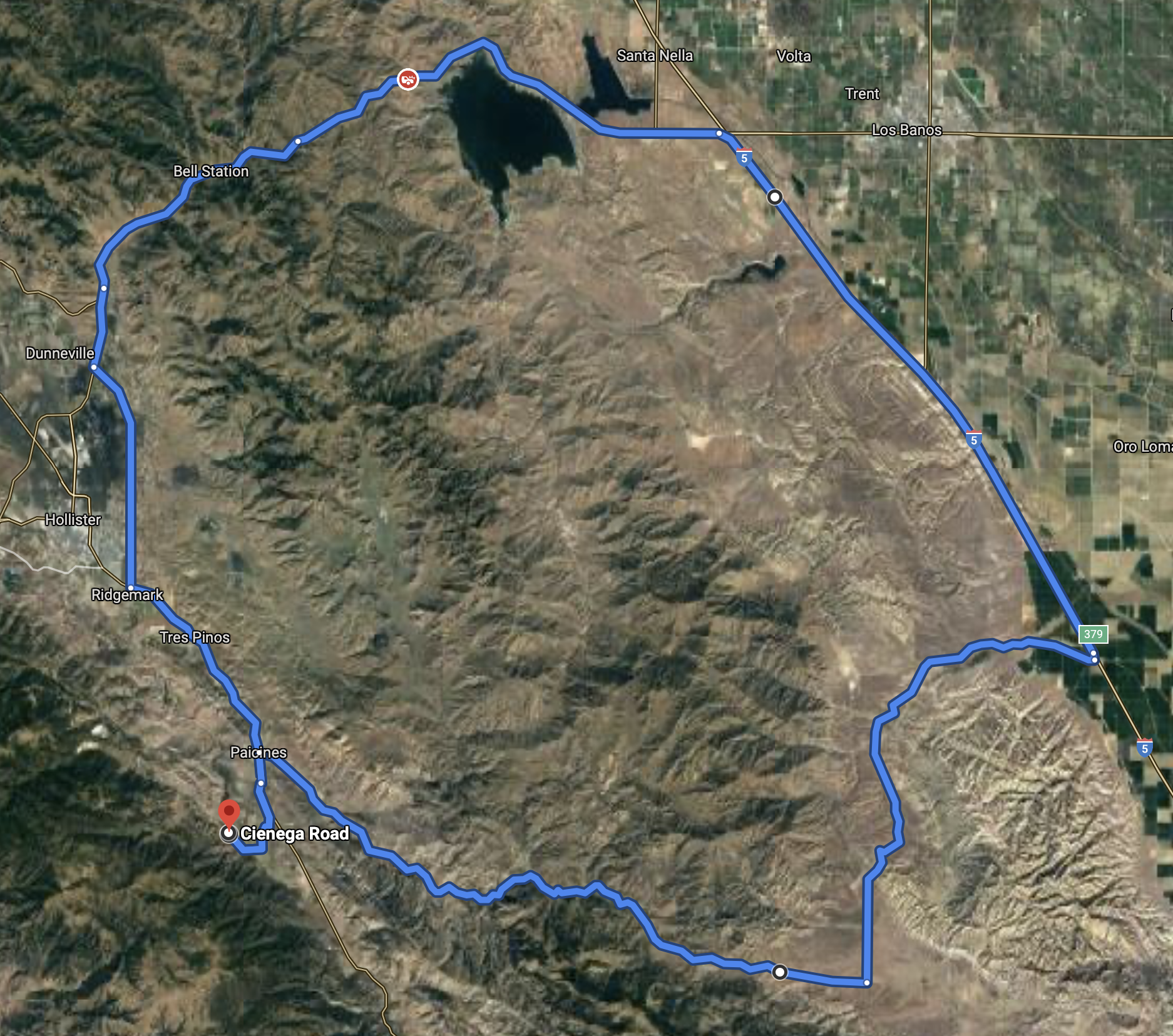 Map route