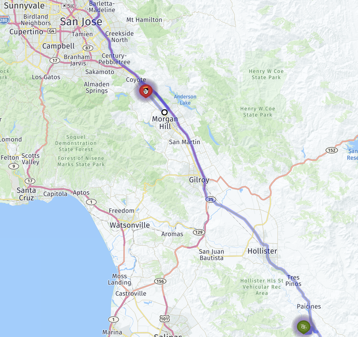 Route map
