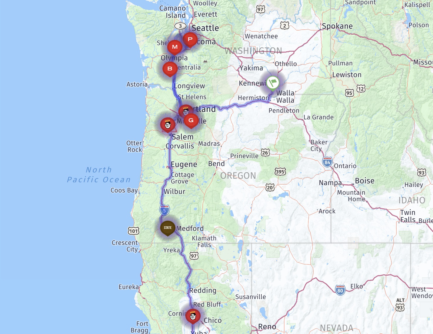 Route map