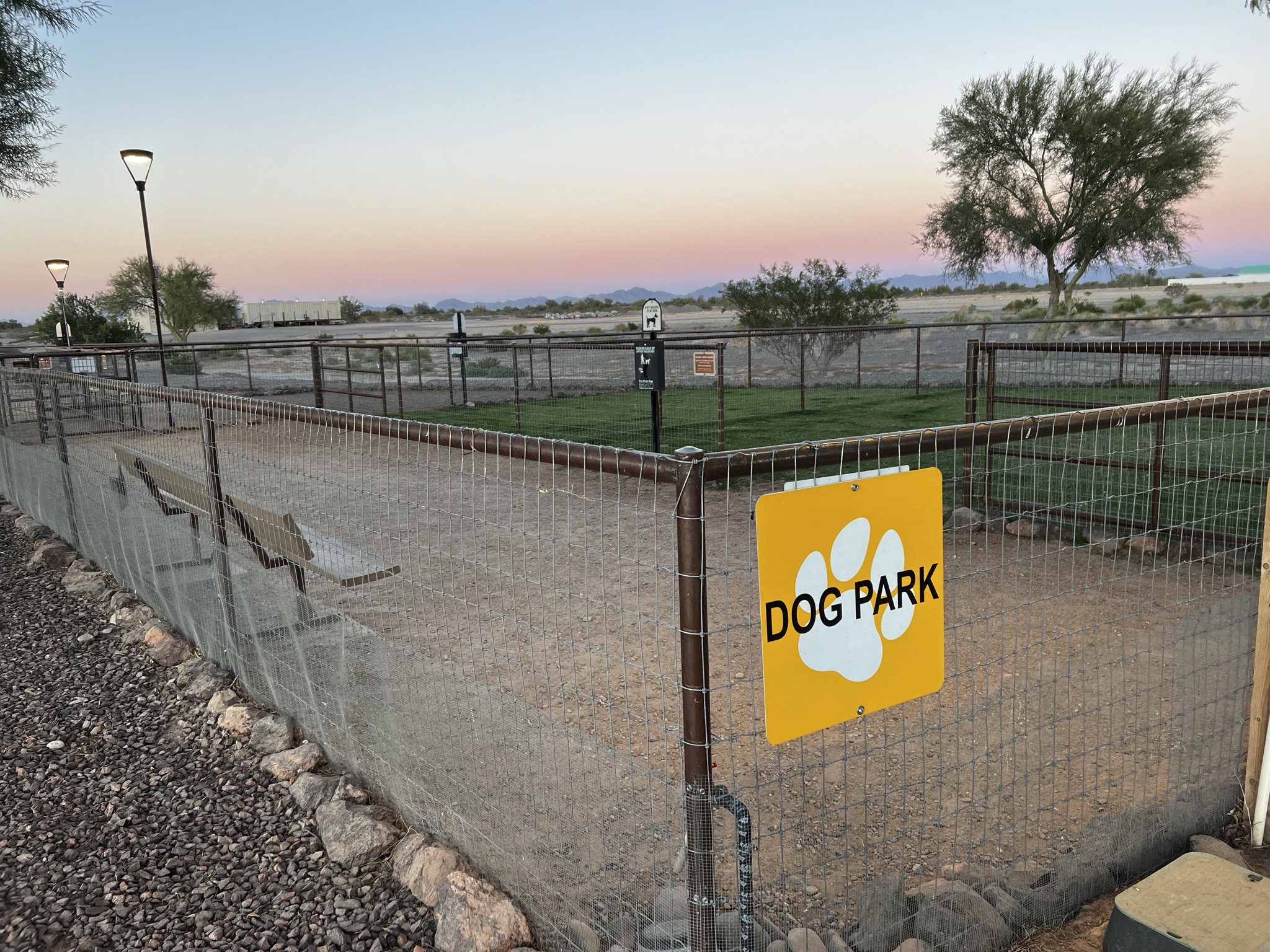 Dog area