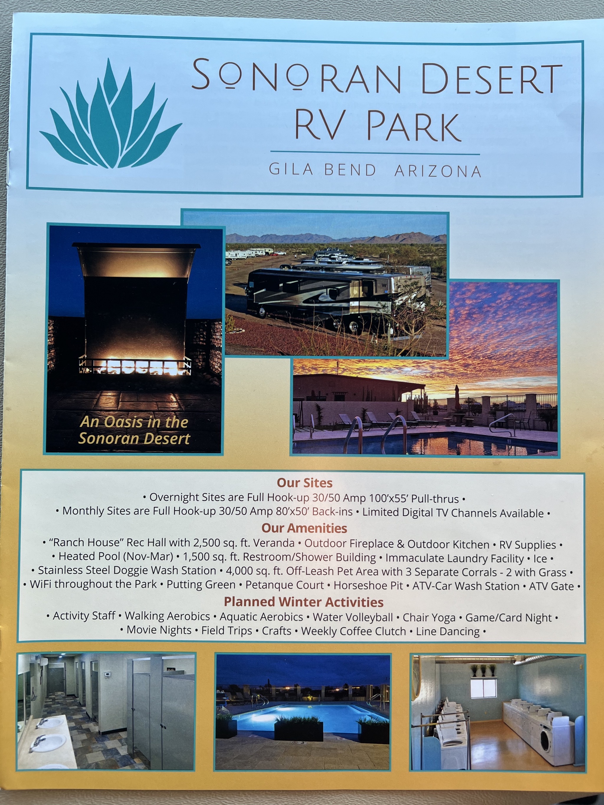 Sonoran Desert RV Park – Sinclair Trails