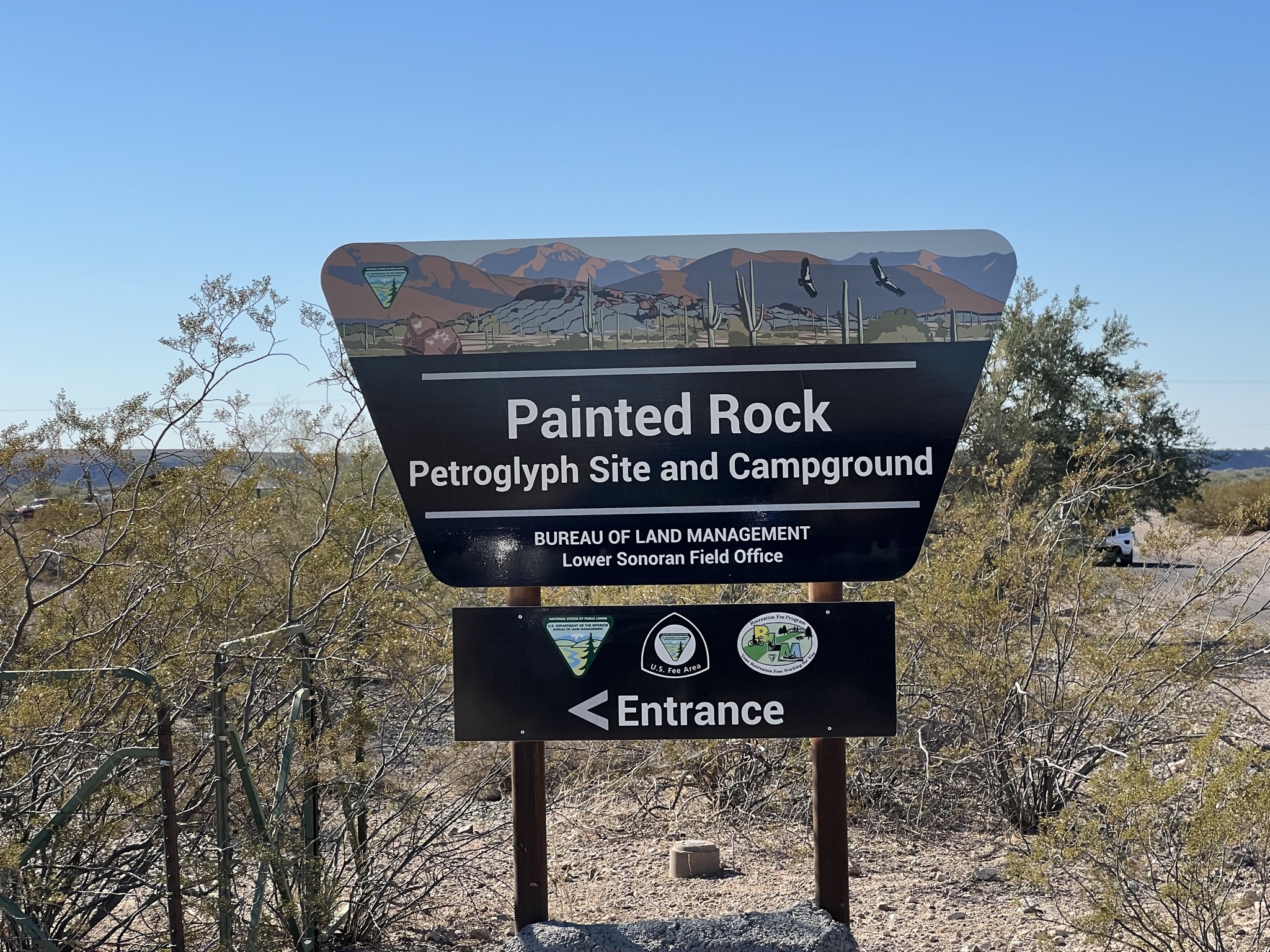 Painted Rock Petroglyph Site Sinclair Trails   IMG 4115 