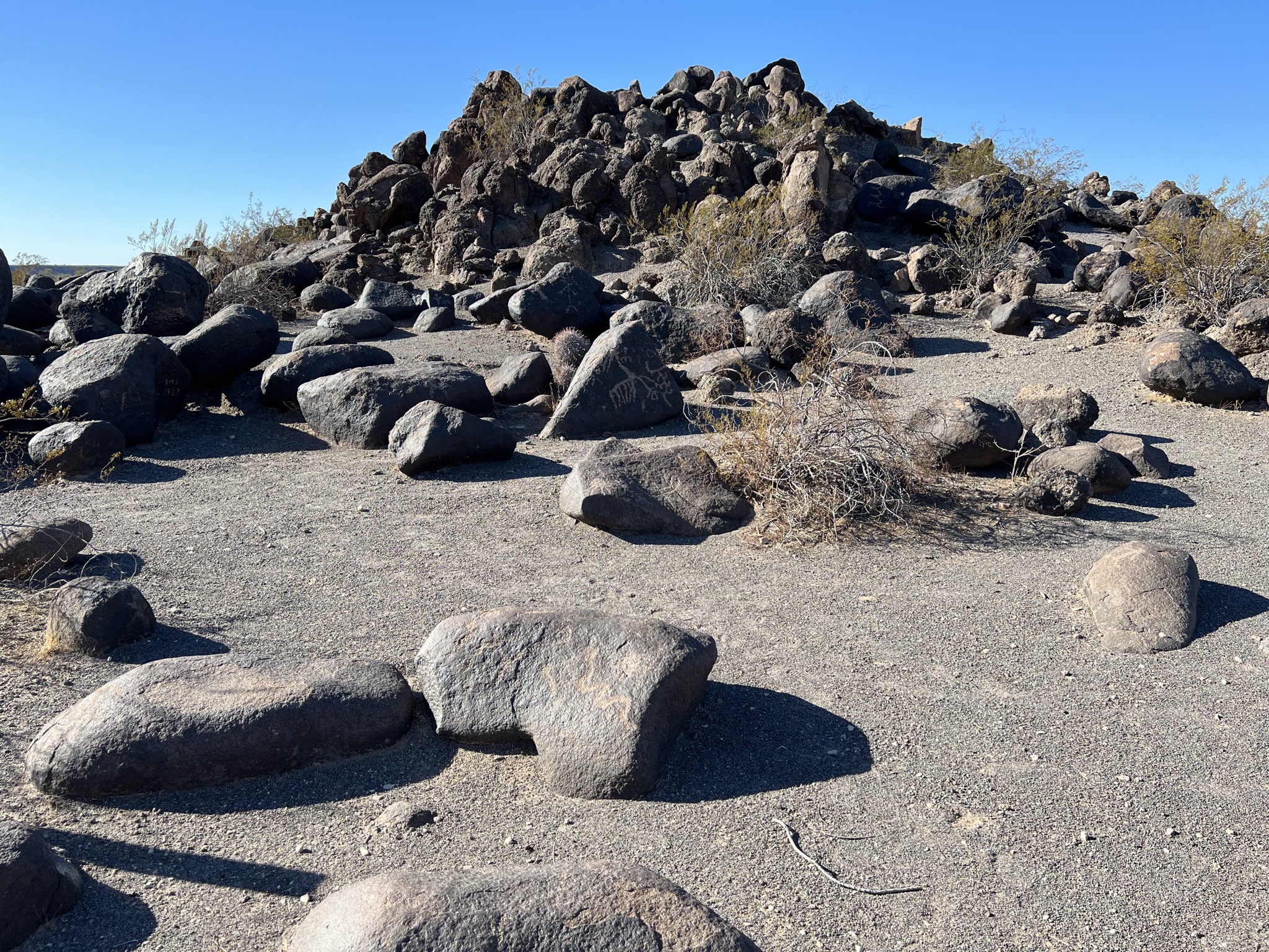Petroglyph rocks