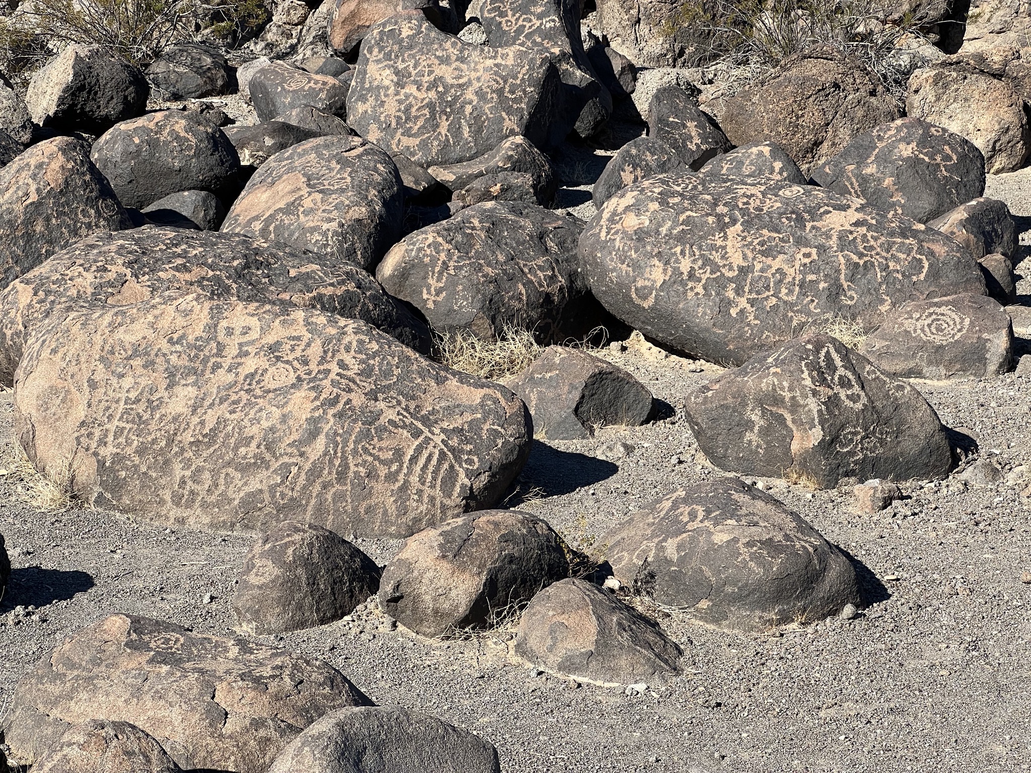 Petroglyph rocks