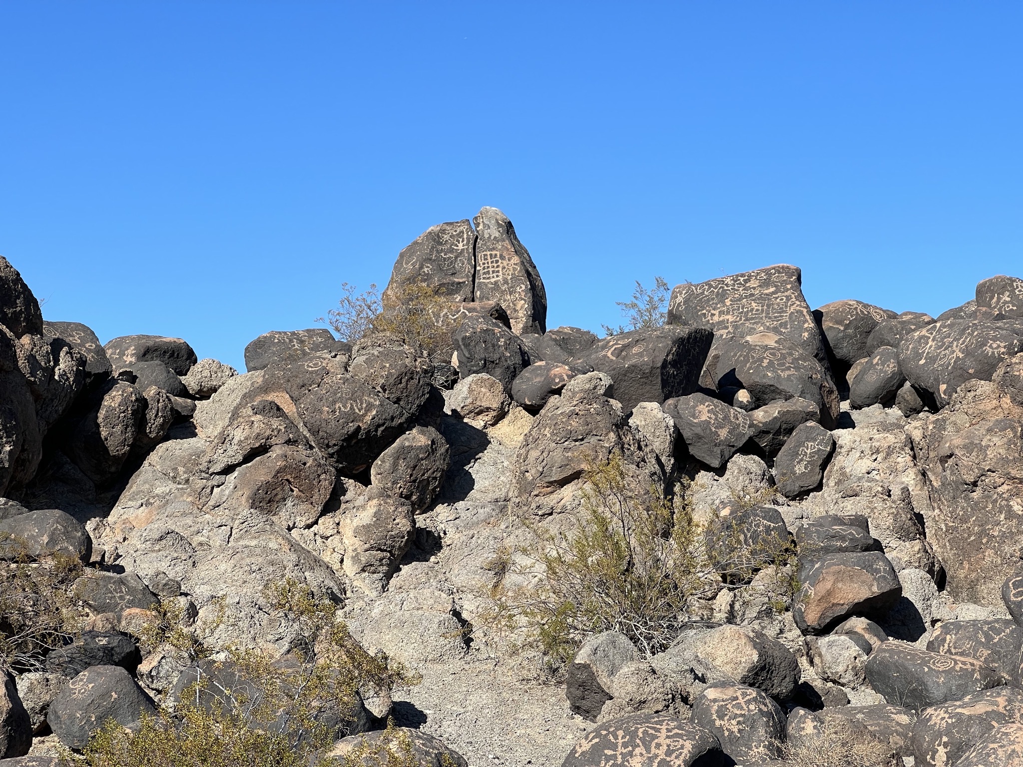 Petroglyph rocks