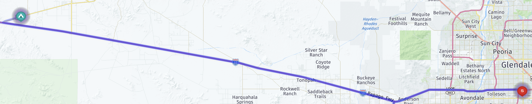 Map route