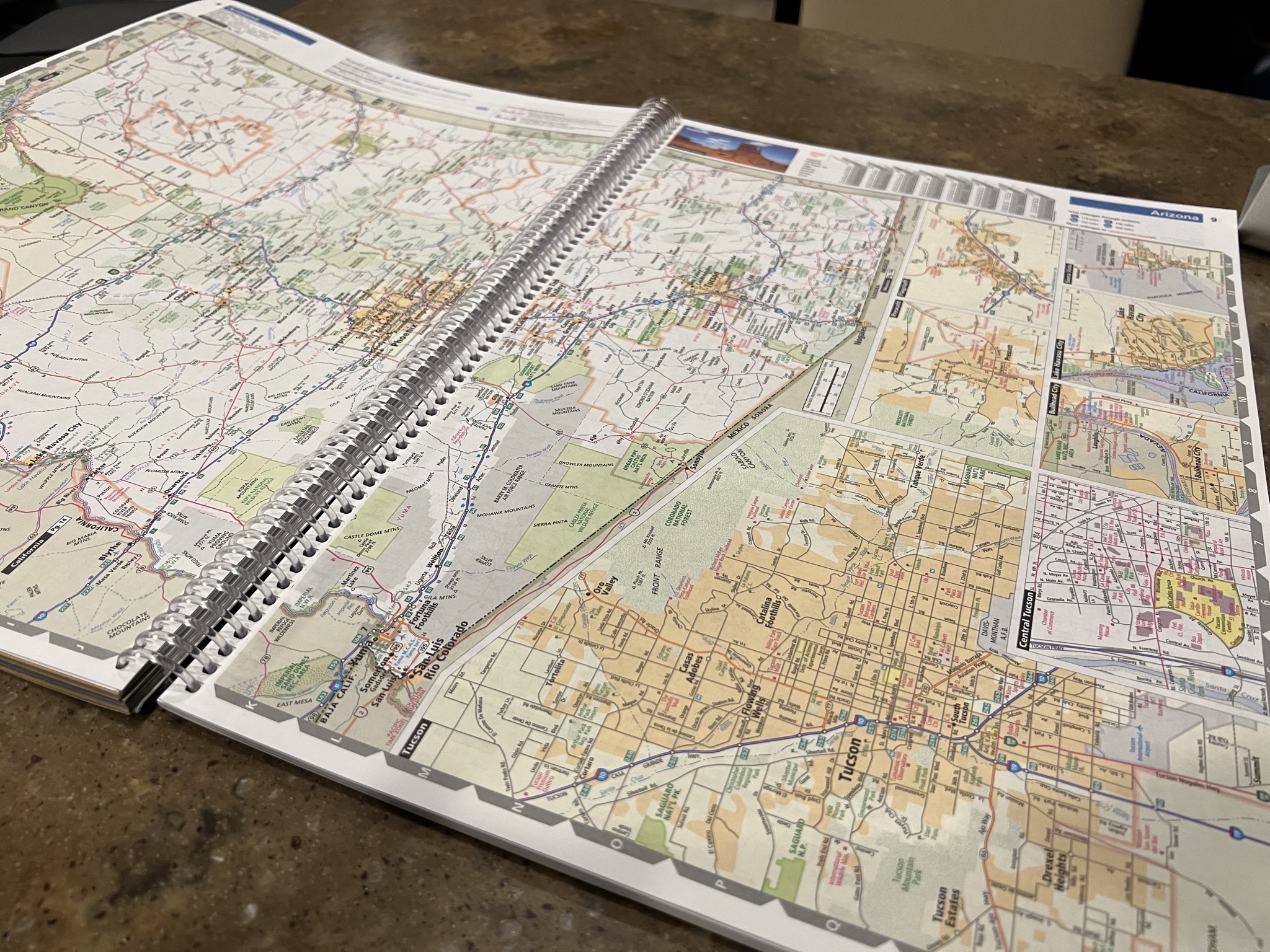 Road Atlas book