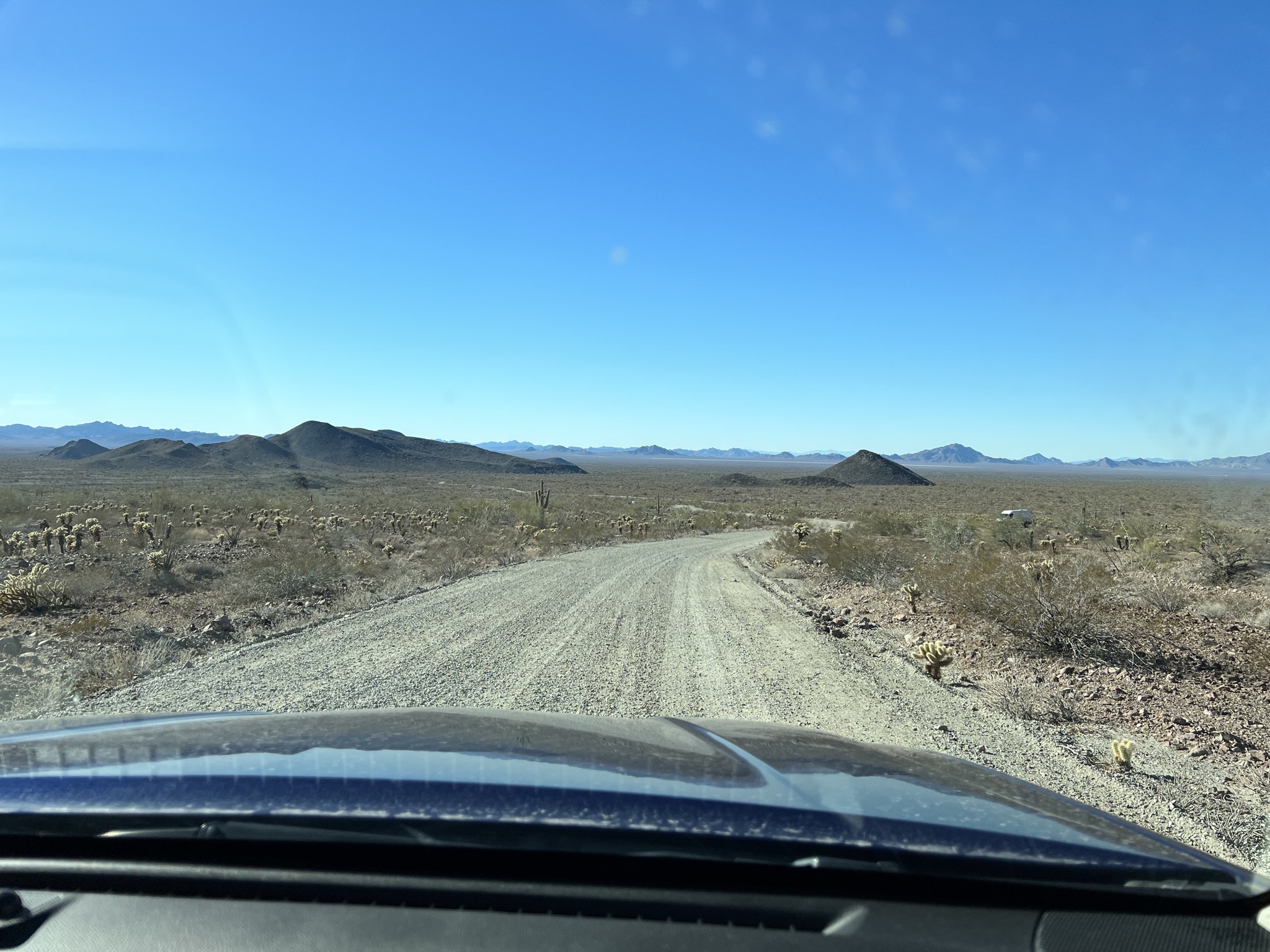 Driving downhill