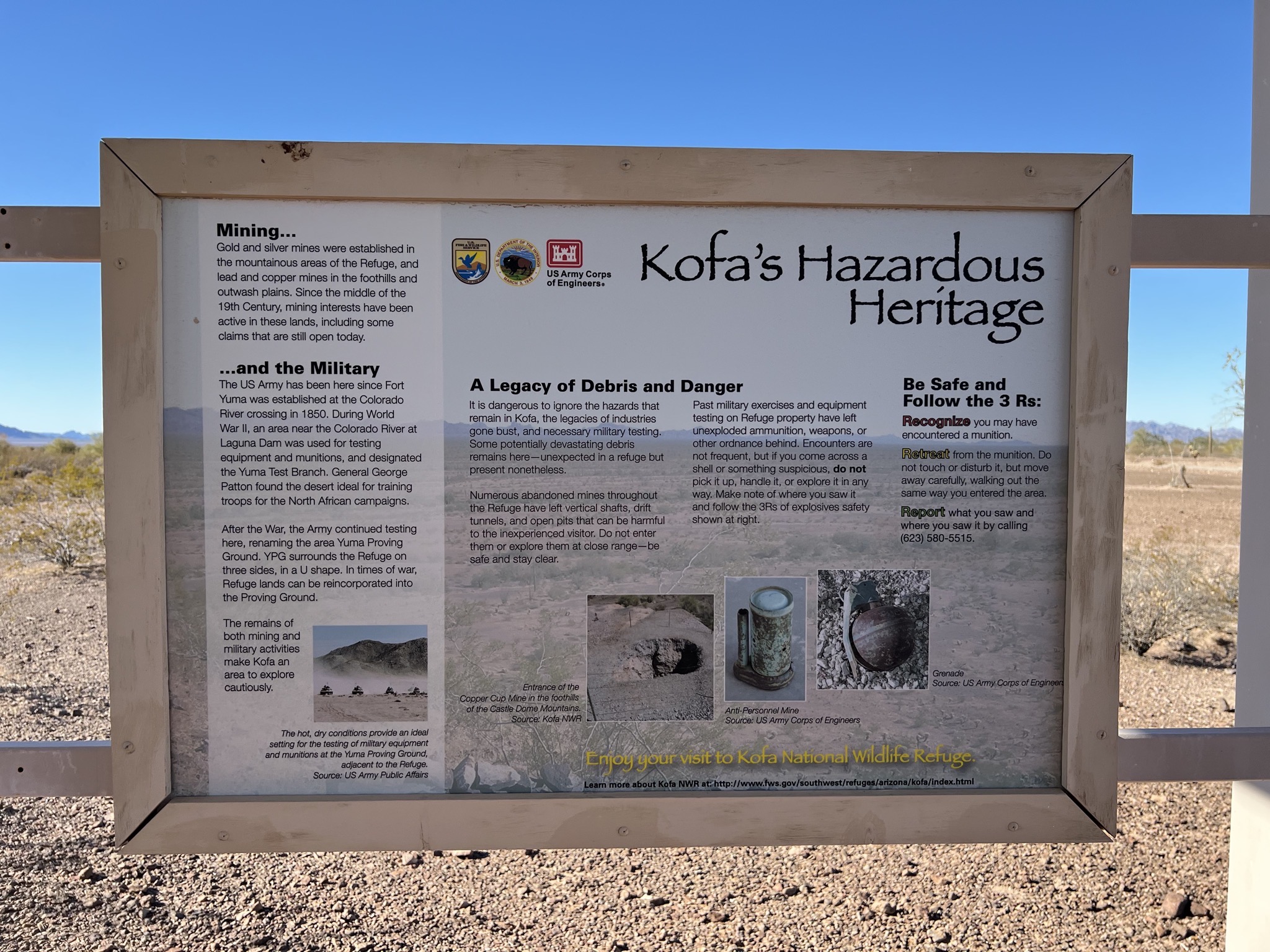 Palm Canyon In The Kofa National Wildlife Refuge Yuma Az Sinclair Trails