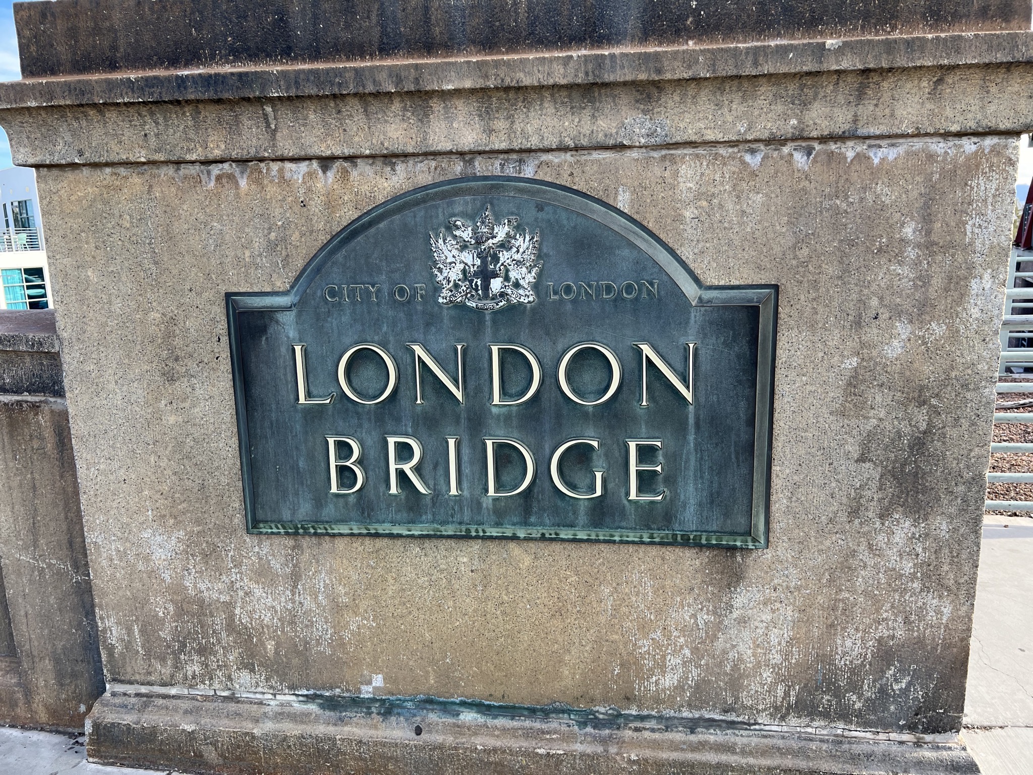 London Bridge sign