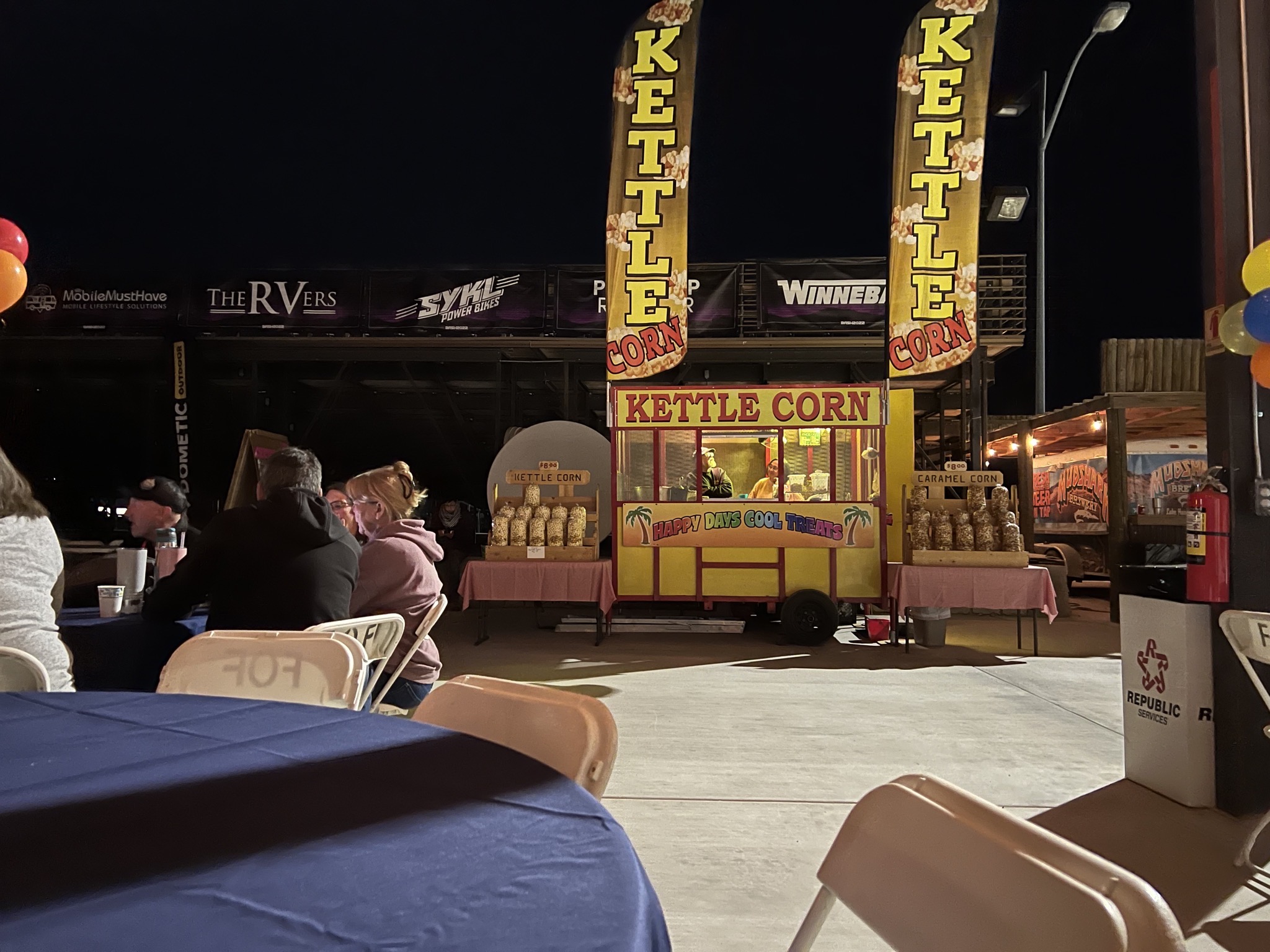 Kettle corn food truck