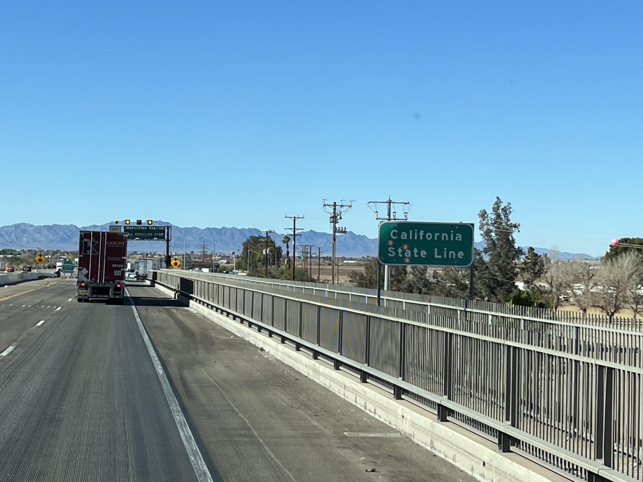 California state line