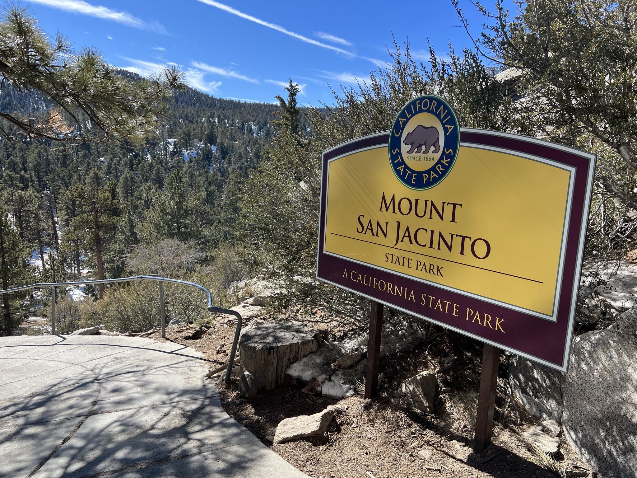 Mount San Jacinto sign