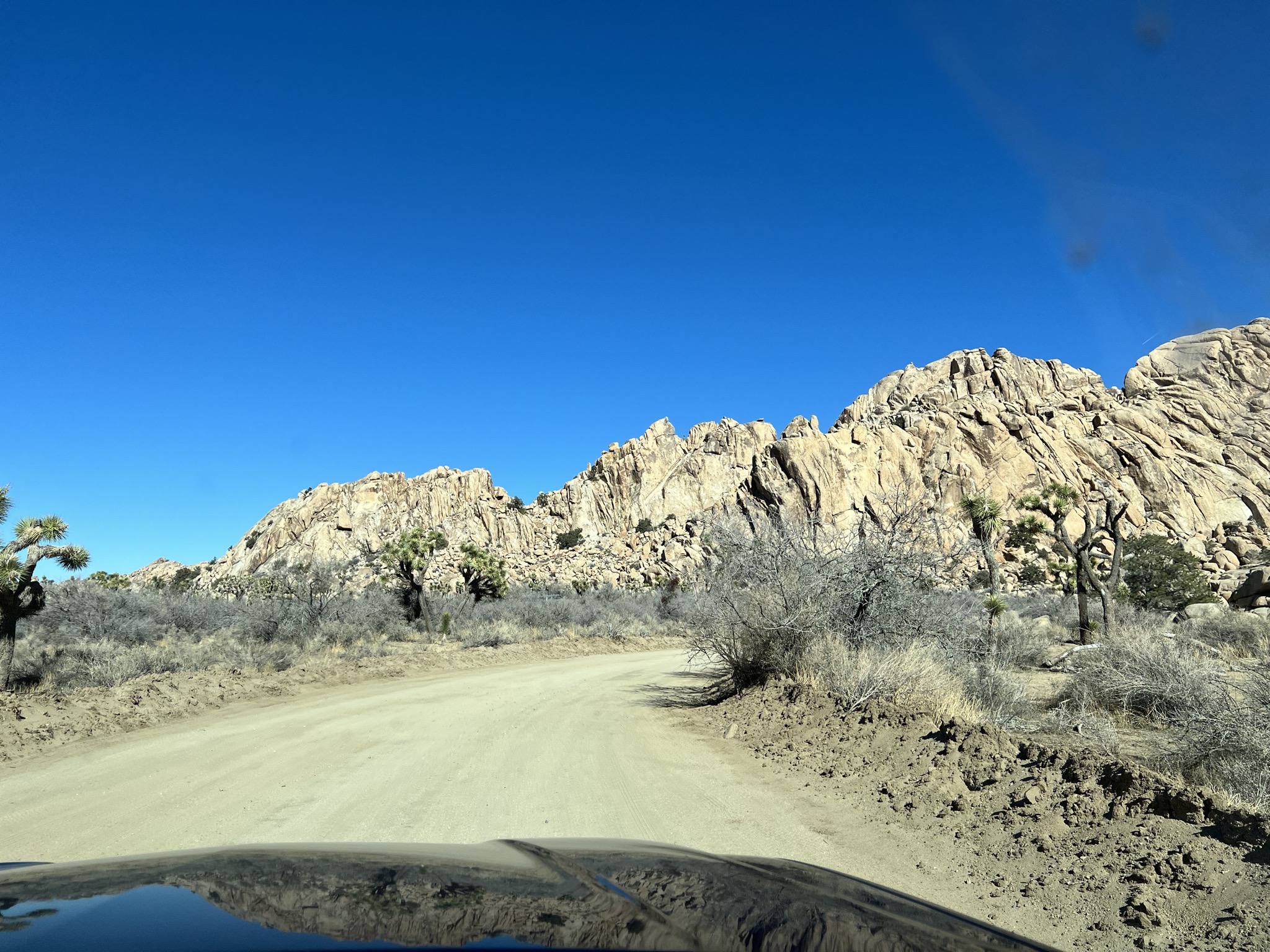 Rocks and dirt road