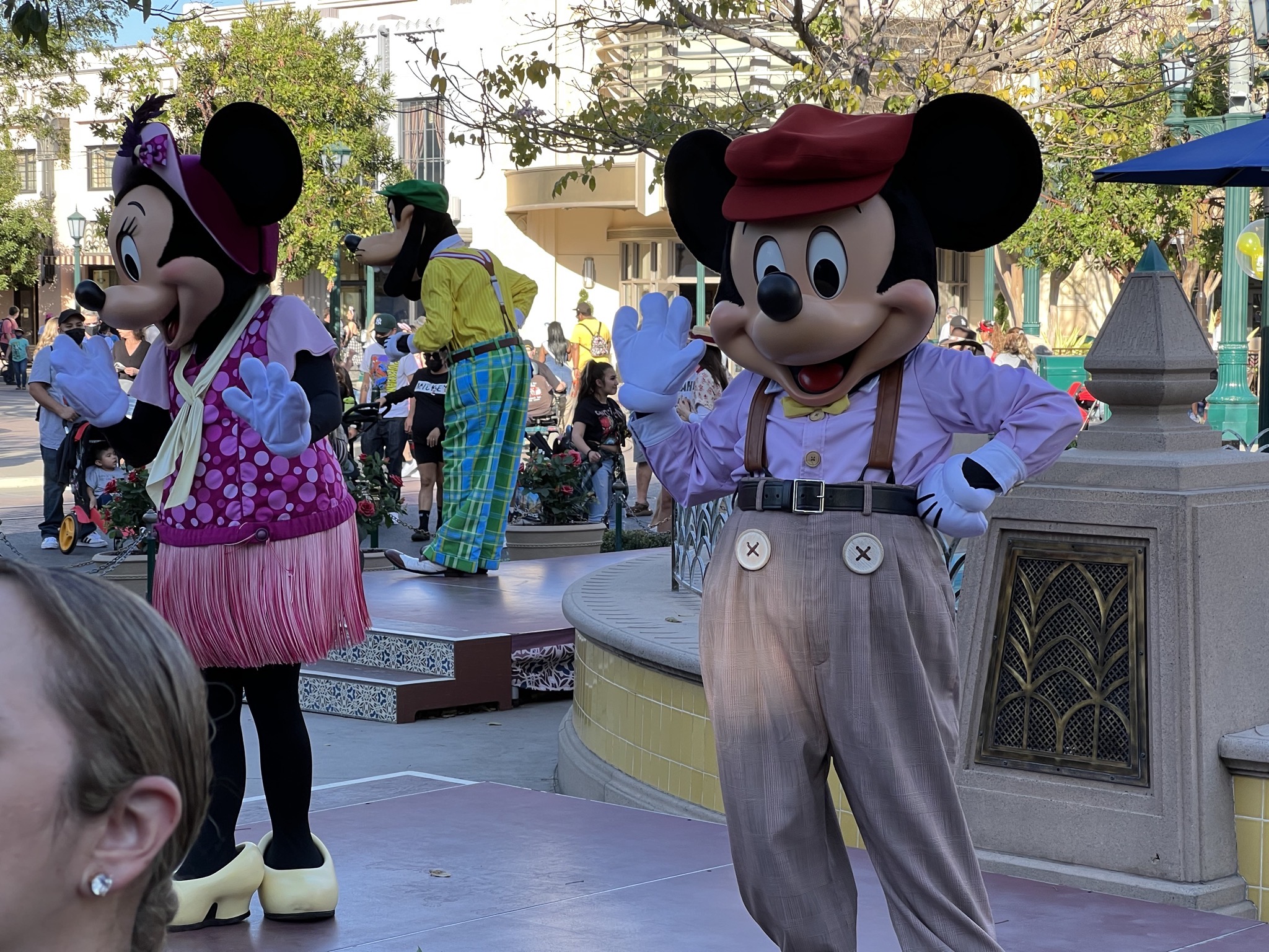 Minnie and Mickey Mouse