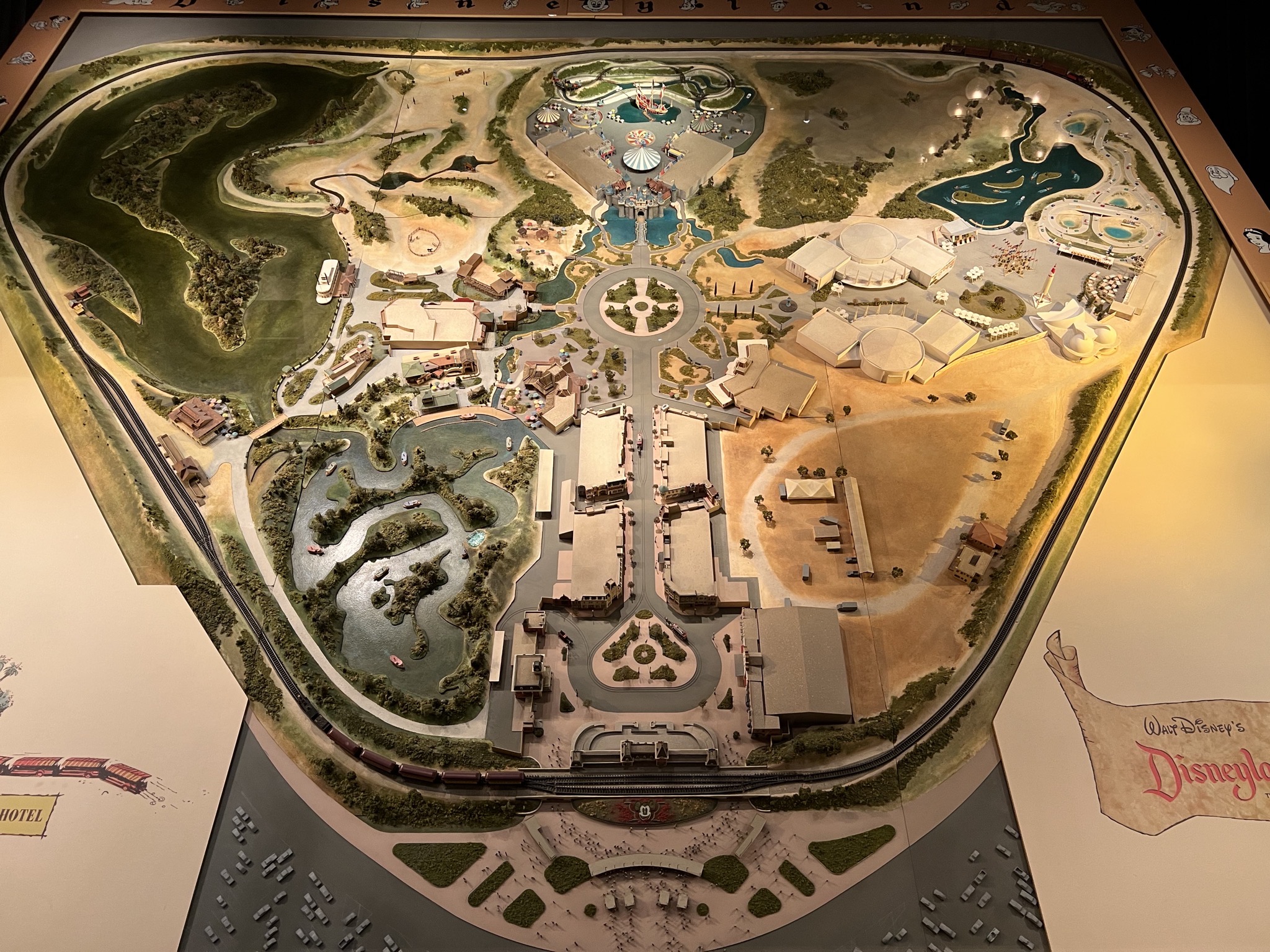 Model of original Disneyland