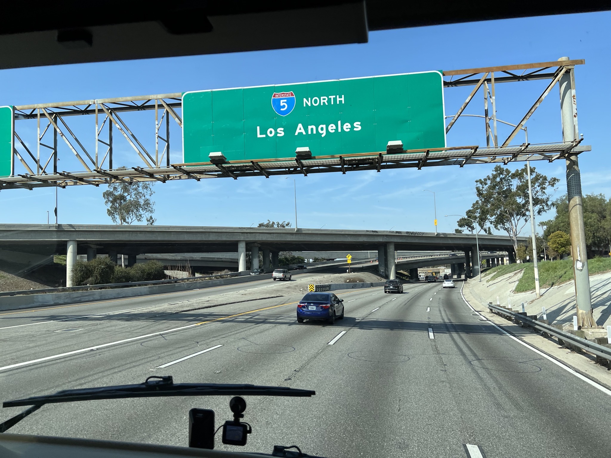 Heading towards LA on I-5