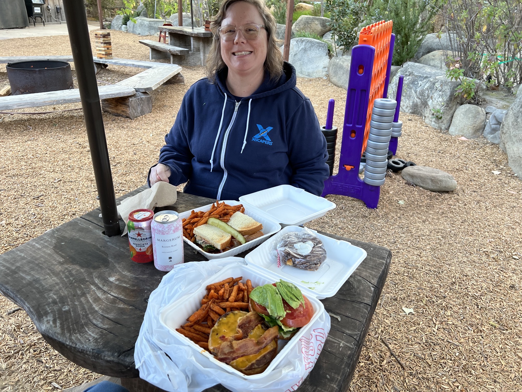 Jenn and food